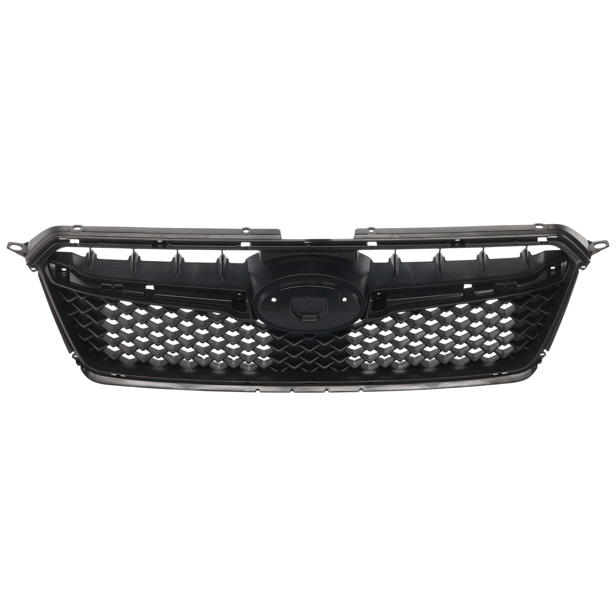 AM IMPREZA 15-16 GRILLE Textured Black Shell and Insert Sedan Wagon CAPA SKU REPS070147Q Partslink SU1200163C OEM 91122FJ040