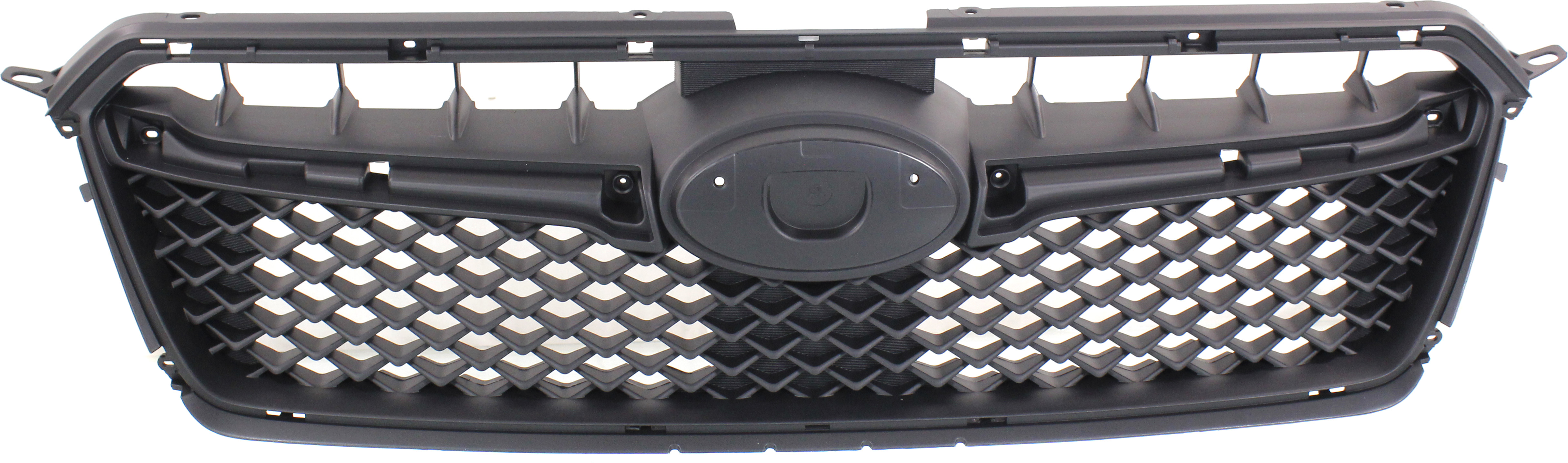 AM IMPREZA 15-16 GRILLE Textured Black Shell and Insert Sedan Wagon SKU REPS070147 Partslink SU1200163 OEM 91122FJ040