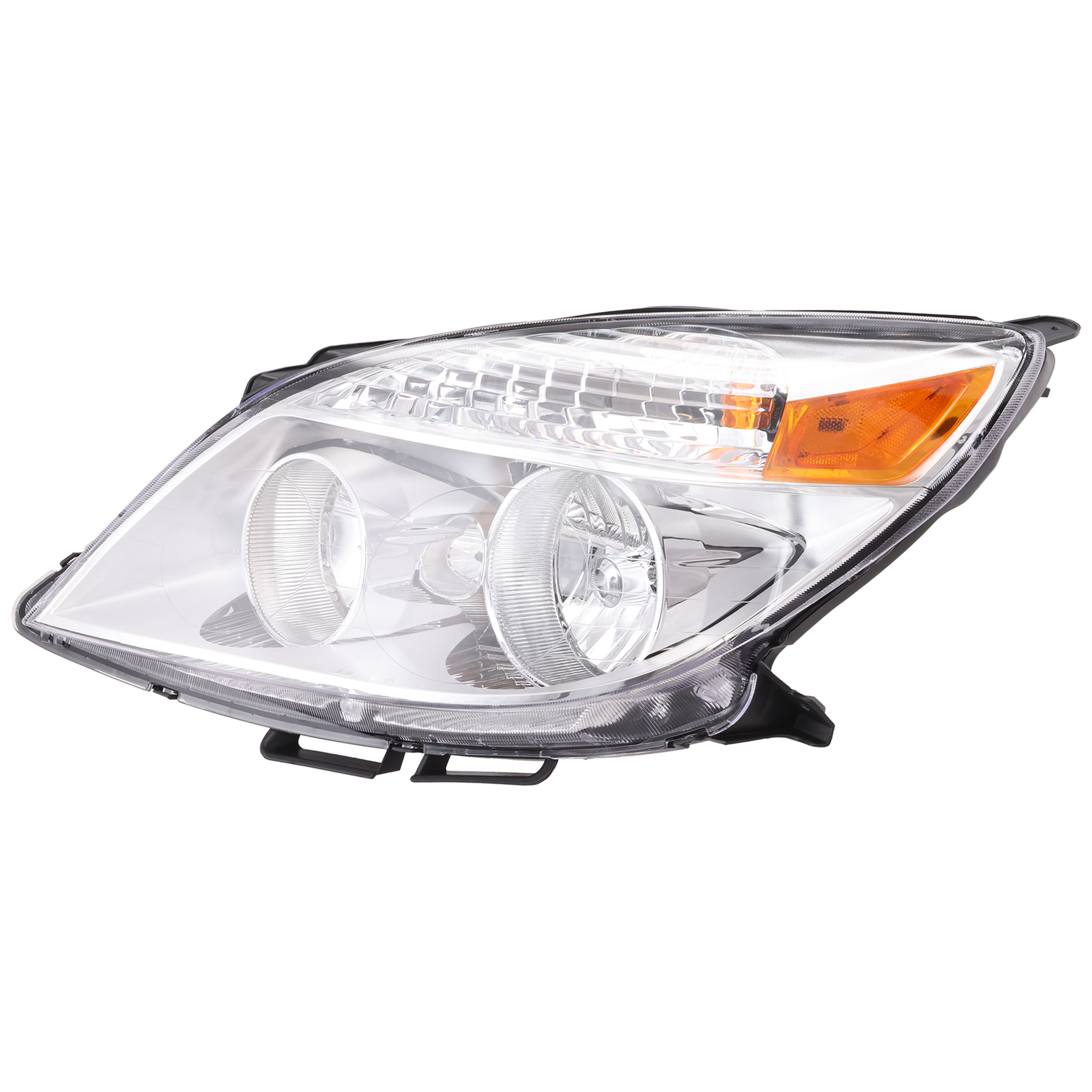 AM AURA 07-09 HEAD LAMP LH Assembly Halogen SKU REPS100118 Partslink GM2502292 OEM 25854634