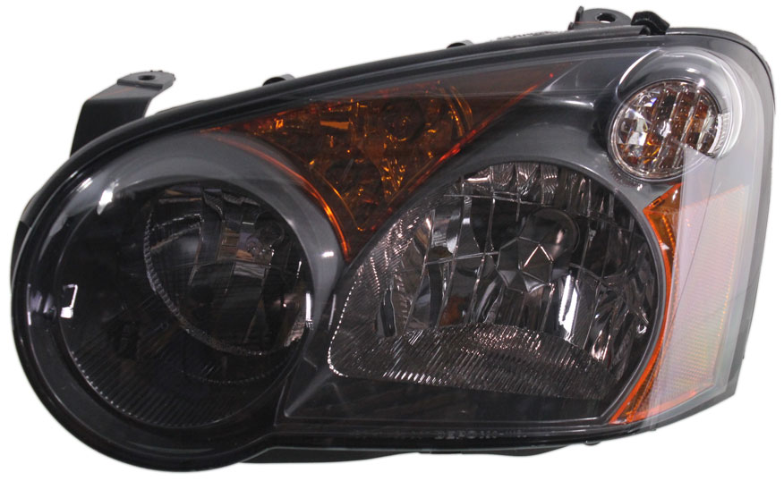 AM IMPREZA 05-05 HEAD LAMP LH Assembly Halogen Black Interior SKU REPS100122 Partslink SU2502120 OEM 84001FE570