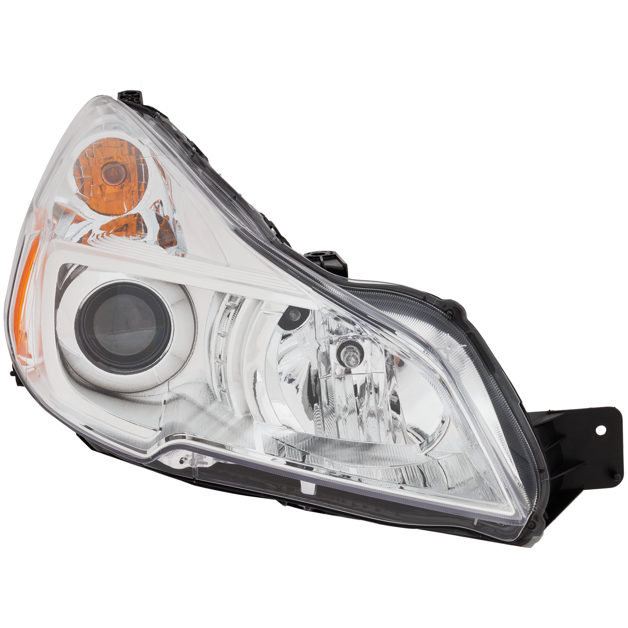 AM OUTBACK 13-14 HEAD LAMP RH Assembly Halogen Chrome Interior CAPA SKU REPS100171Q Partslink SU2503143C OEM 84001AJ20A