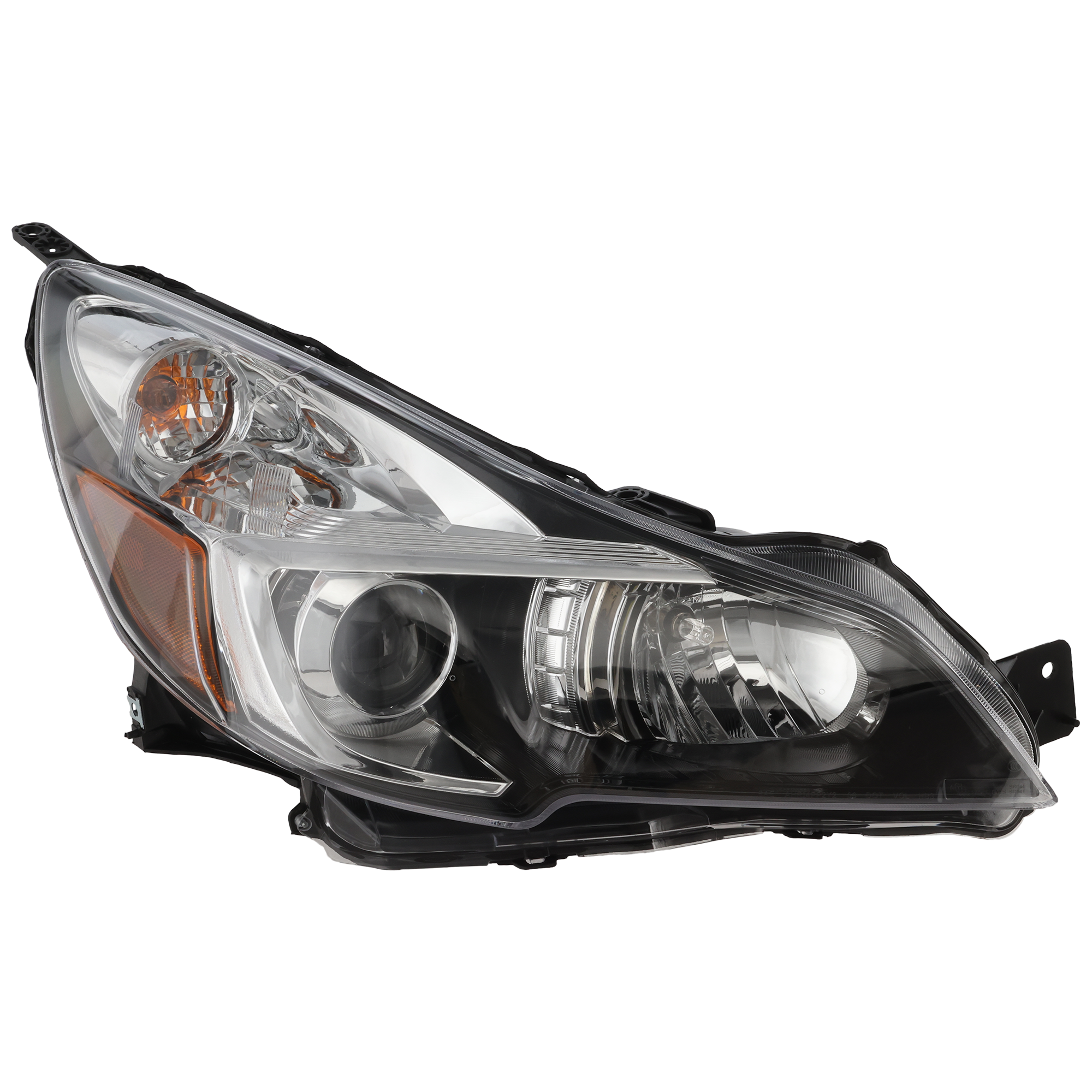 AM LEGACY OUTBACK 13-14 HEAD LAMP RH Assembly Halogen Black Interior SKU REPS100173 Partslink SU2503141 OEM 84001AJ22B