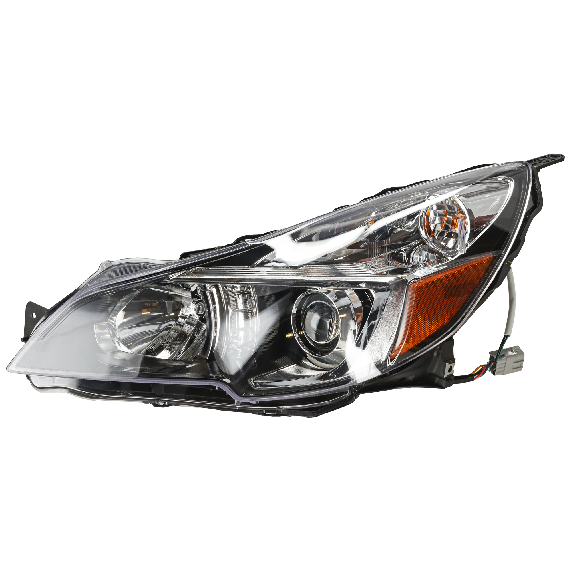AM LEGACY OUTBACK 13-14 HEAD LAMP LH Assembly Halogen Black Interior CAPA SKU REPS100174Q Partslink SU2502141C OEM 84001AJ23B