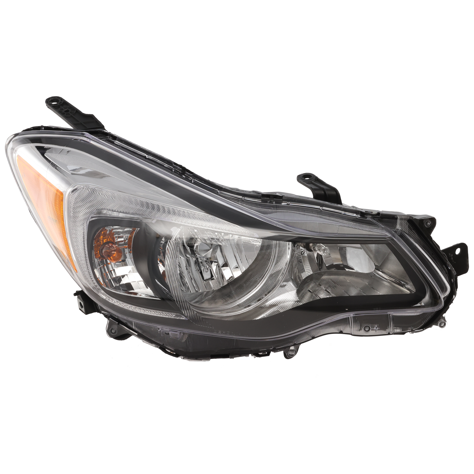 AM IMPREZA 12-13 XV CROSSTREK 13-14 HEAD LAMP RH Assembly Halogen Exc. WRX Models CAPA SKU REPS100311Q Partslink SU2503140C OEM 84001FJ080