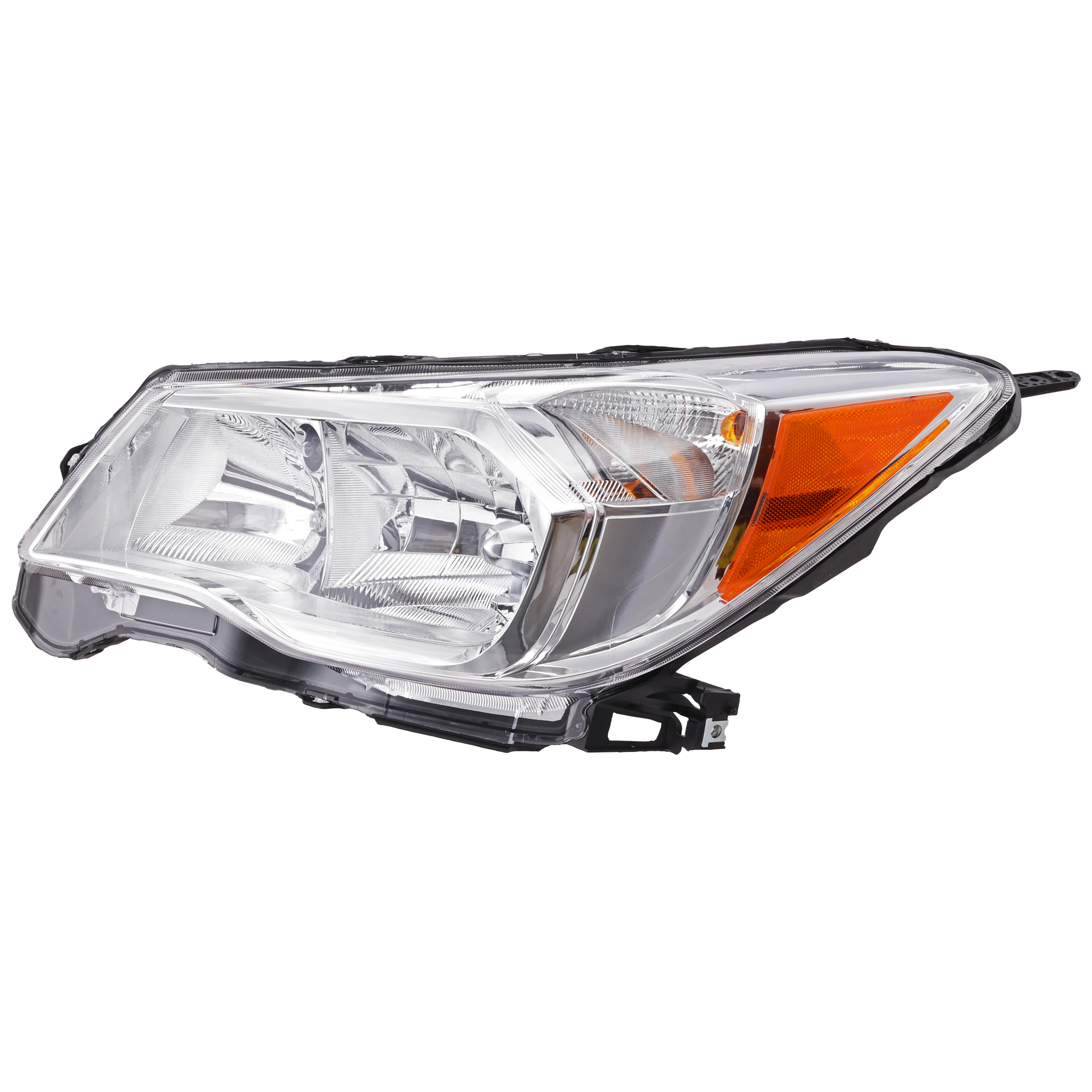 AM FORESTER 14-16 HEAD LAMP LH Assembly Chrome Bezel Halogen 2.5L Eng CAPA SKU REPS100318Q Partslink SU2502145C OEM 84001SG091