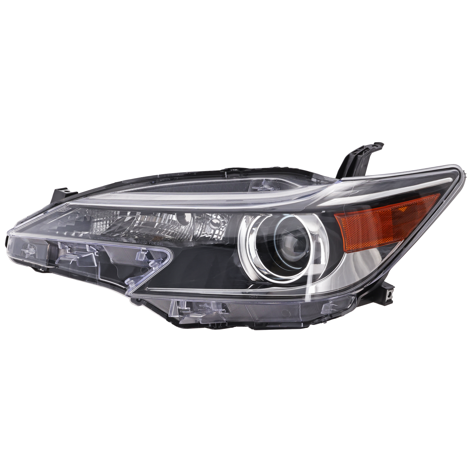 AM TC 14-16 HEAD LAMP LH Lens and Housing Halogen CAPA SKU REPS100322Q Partslink SC2518109C OEM 8117021180