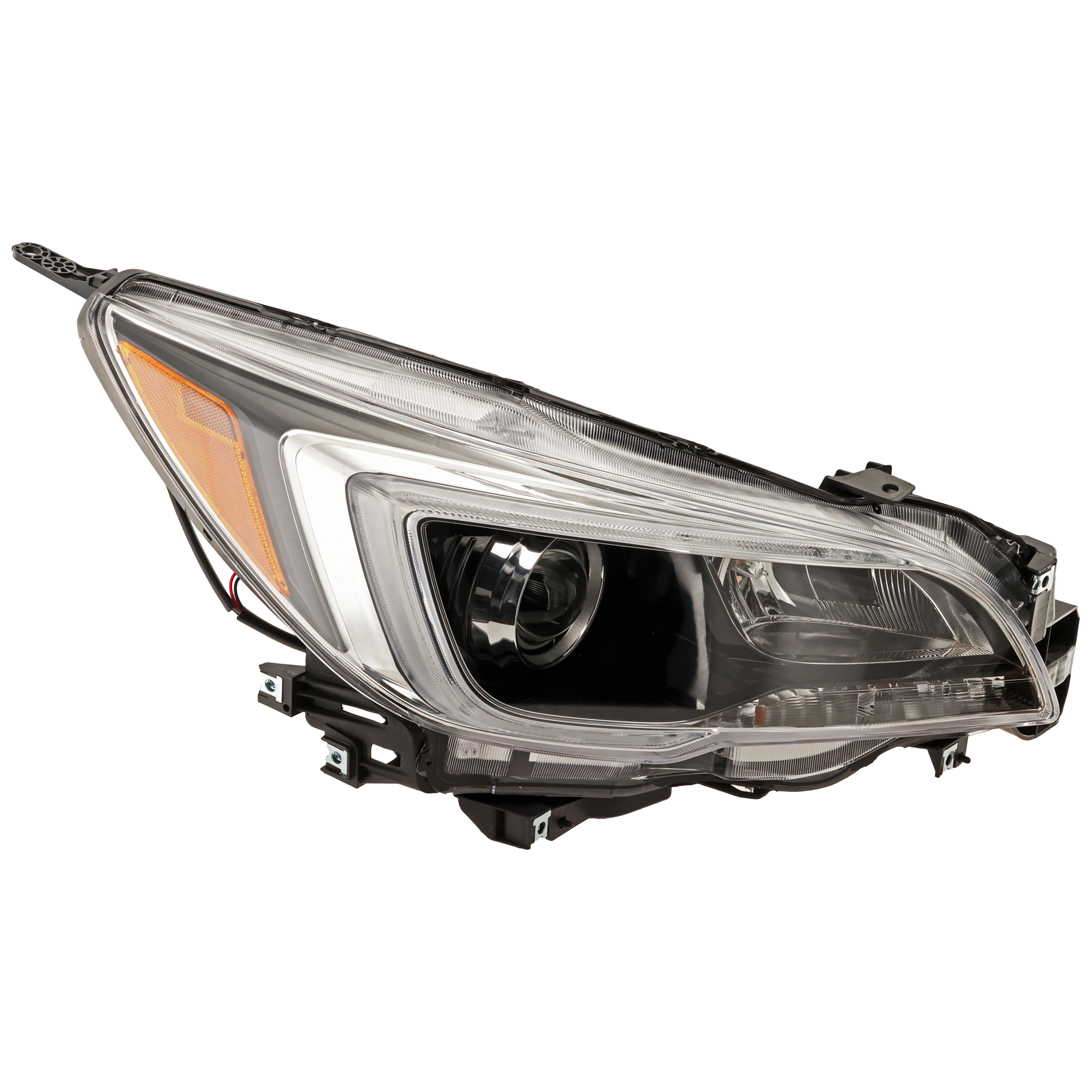 AM LEGACY OUTBACK 15-17 HEAD LAMP RH Assembly Halogen Black Interior Exc. 3.6L Limited Model SKU REPS100327 Partslink SU2503149 OEM 84001AL02A