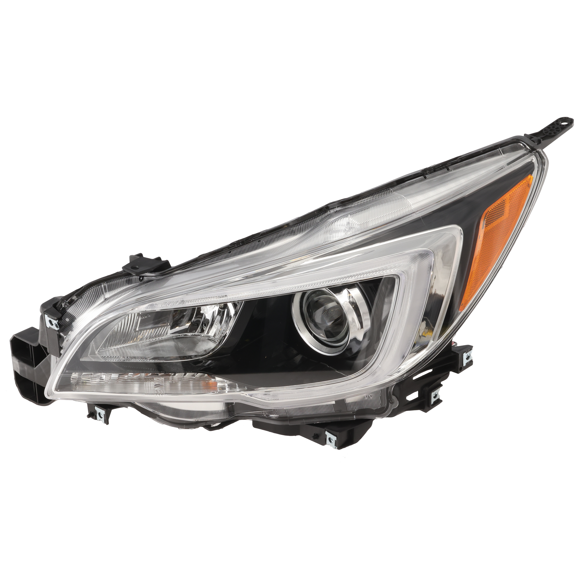 AM LEGACY OUTBACK 15-17 HEAD LAMP LH Assembly Halogen Black Interior Exc. 3.6L Limited Model SKU REPS100328 Partslink SU2502149 OEM 84001AL03A