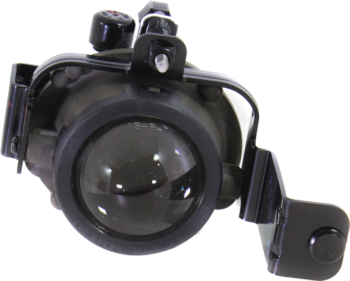 AM VUE 08-09 FRONT FOG LAMP RH Assembly Red Line Model SKU REPS107527 Partslink GM2593303 OEM 96673812