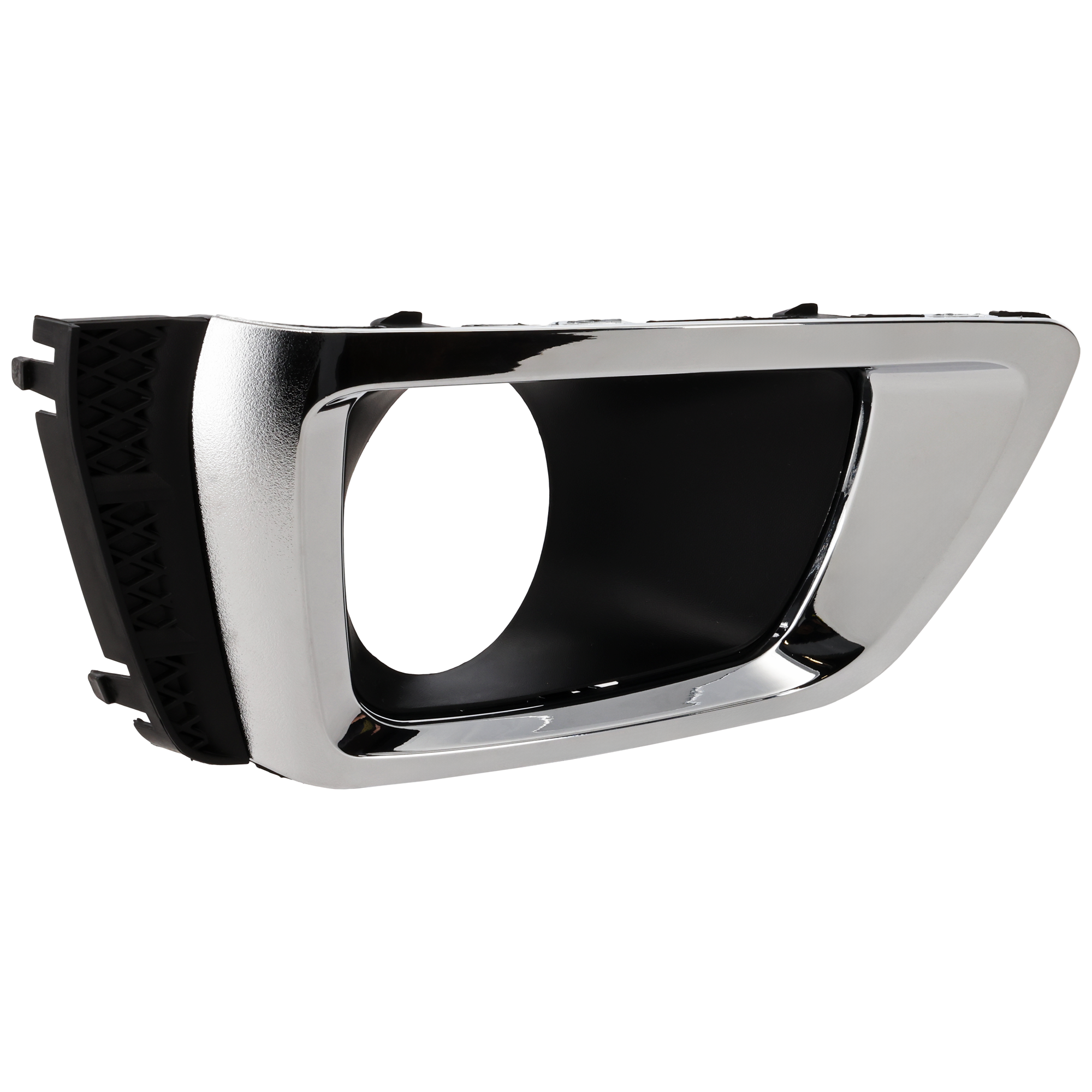 AM FORESTER 14-18 FRONT FOG LAMP MOLDING RH Textured Black w Chrome Frame 2.0L Eng SKU REPS108003 Partslink SU1039107 OEM 57731SG080