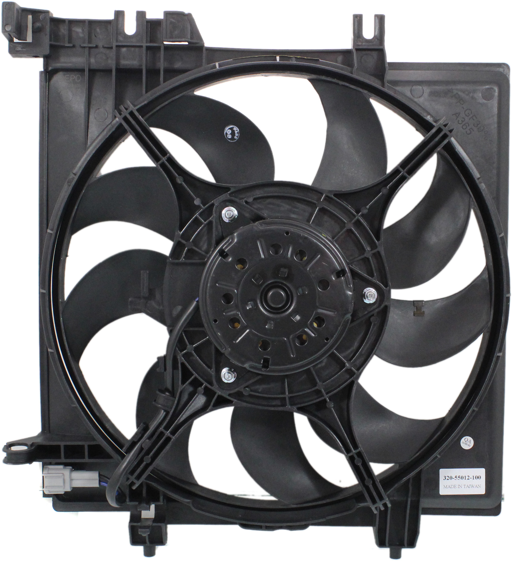 AM IMPREZA 08-14 XV CROSSTREK 13-17 WRX STI 15-18 RADIATOR FAN ASSEMBLY LH w Turbo SKU REPS160918 Partslink SU3115127 OEM 45122FG003 PFM 45131FG003-4512