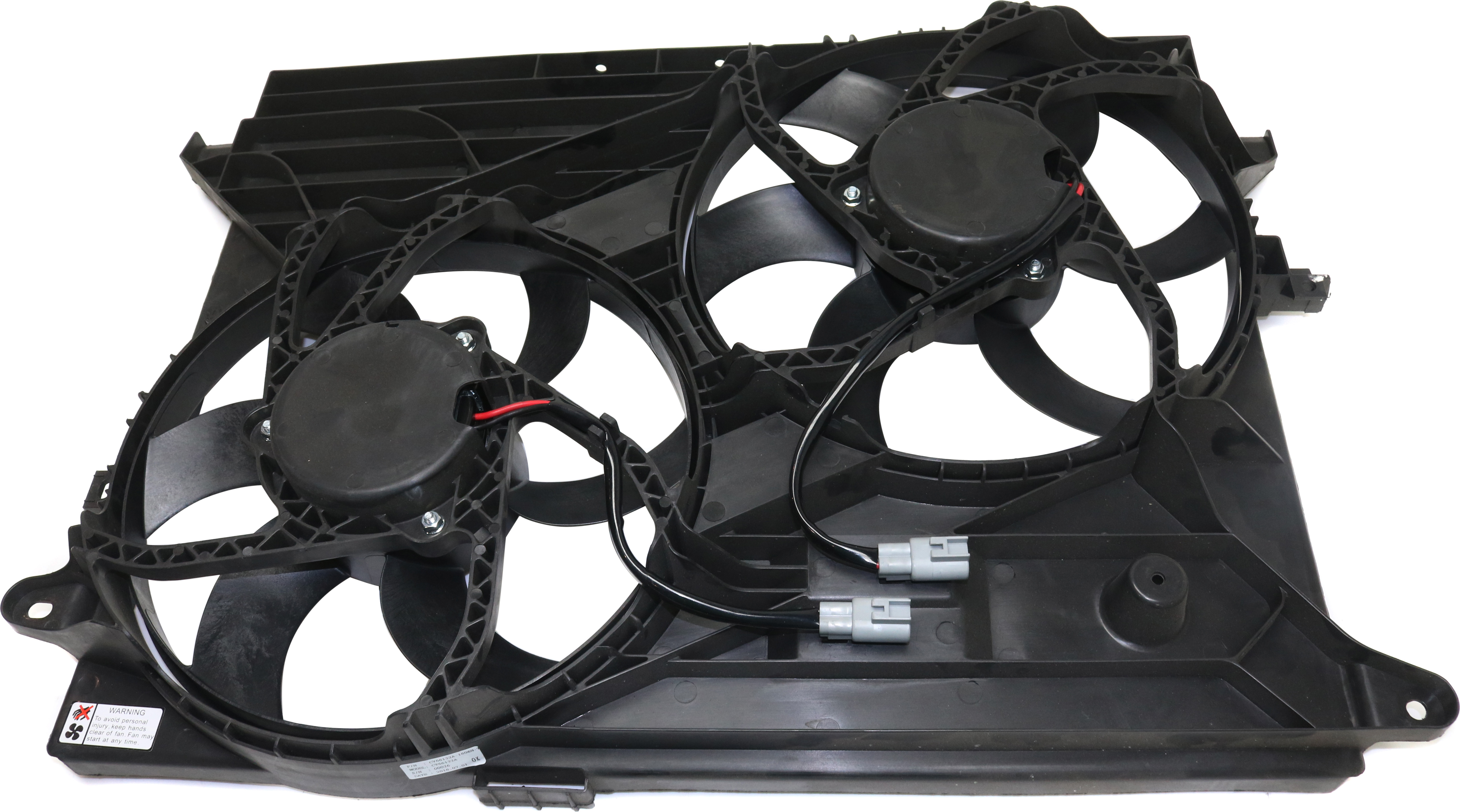 AM VUE 08-10 CAPTIVA SPORT 12-12 RADIATOR FAN ASSEMBLY Dual Fan Exc. Hybrid Model SKU REPS160923 Partslink GM3115218 OEM 89019135 PFM 89019138-89019134