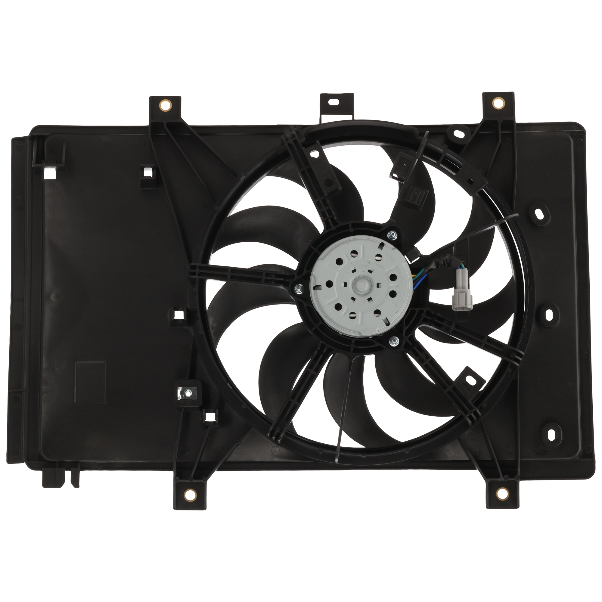 AM IA YARIS 16-20 RADIATOR FAN ASSEMBLY Single Fan Sedan Hatchback 20-20 SKU REPS160930 Partslink TO3115190 OEM 16360WB001