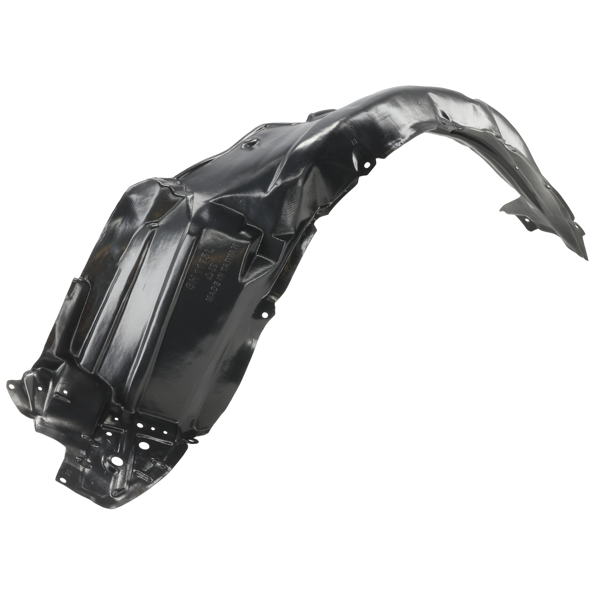 AM TC 11-13 FRONT FENDER LINER LH Plastic Vacuum Form SKU REPS222172 Partslink SC1248108 OEM 5387621100