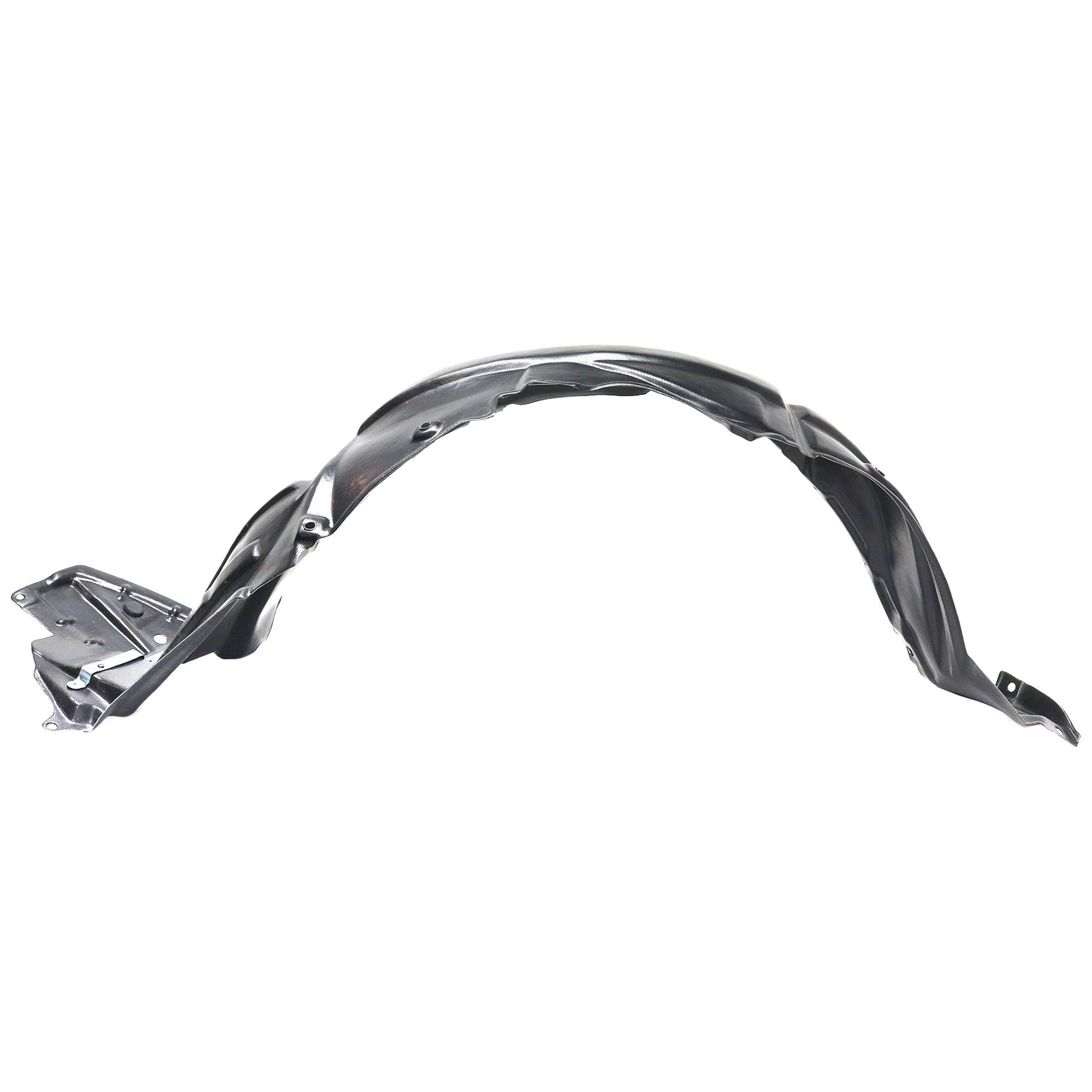 AM TC 14-16 FRONT FENDER LINER RH Plastic Vacuum Form w Extension Sheet SKU REPS222187 Partslink SC1249111 OEM 5387521110