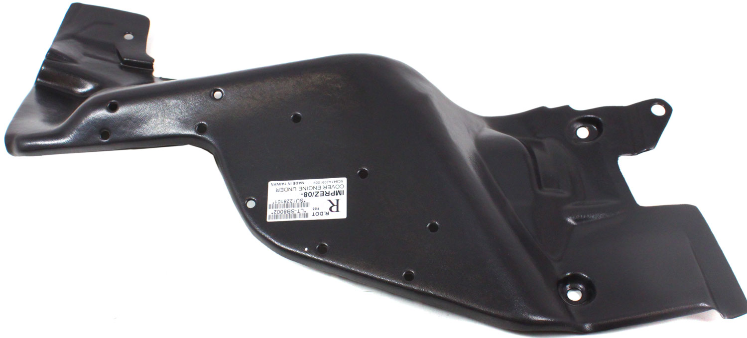 AM IMPREZA 08-11 ENGINE SPLASH SHIELD Under Cover RH 2.5i Outback Sport Models Sedan Wagon SKU REPS310107 Partslink SU1228101 OEM 56410AG033