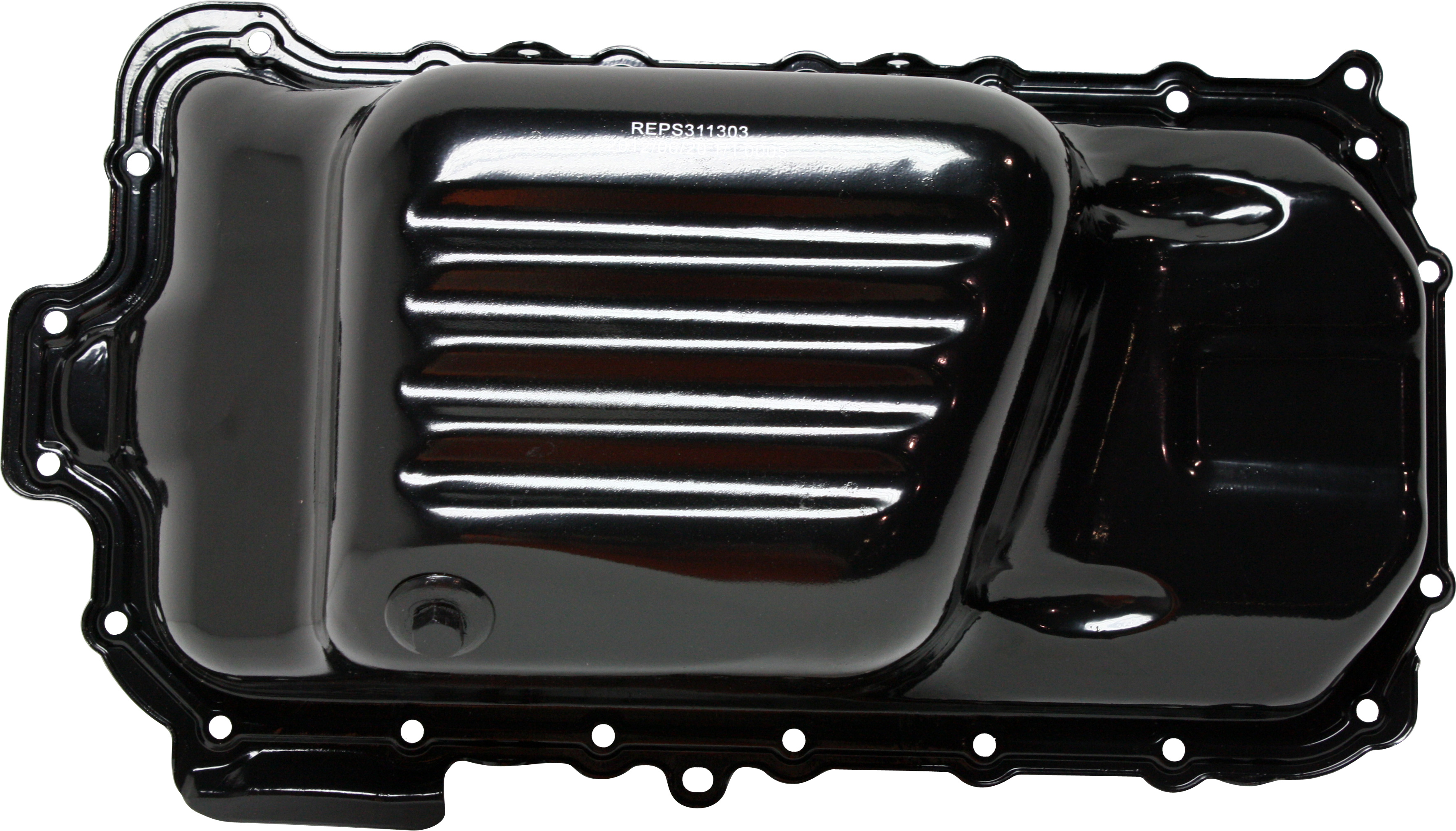 AM S SERIES 91-02 OIL PAN Steel 5.41 in. Depth 7 lbs. Weight 4 qts. Capacity M14 x 1.5 Drain Plug SKU REPS311303 OEM 677-103225-264131-501109-20021