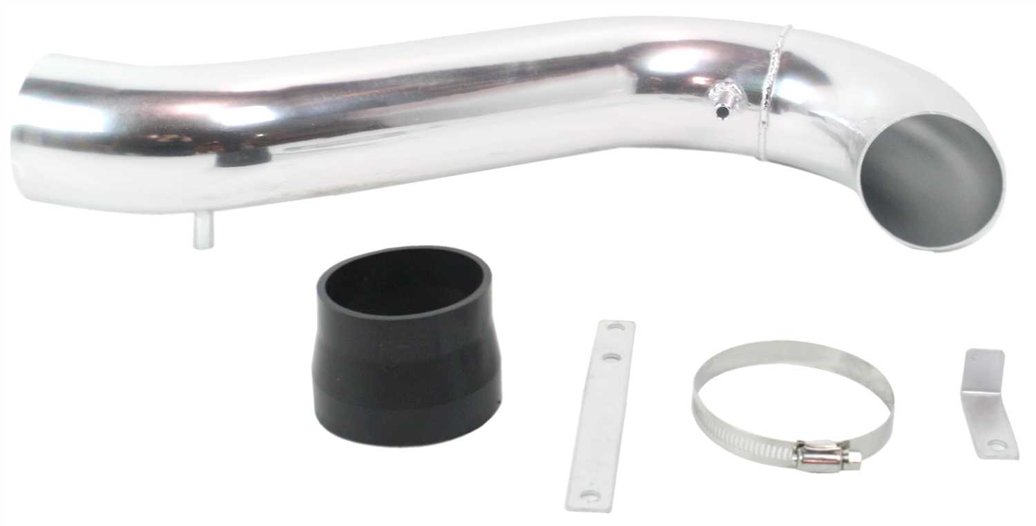 AM FORESTER 00-01 AIR INTAKE TUBE Kit Polished 1 Piece Design w Sensor Hole Blue Coupler SKU REPS315502