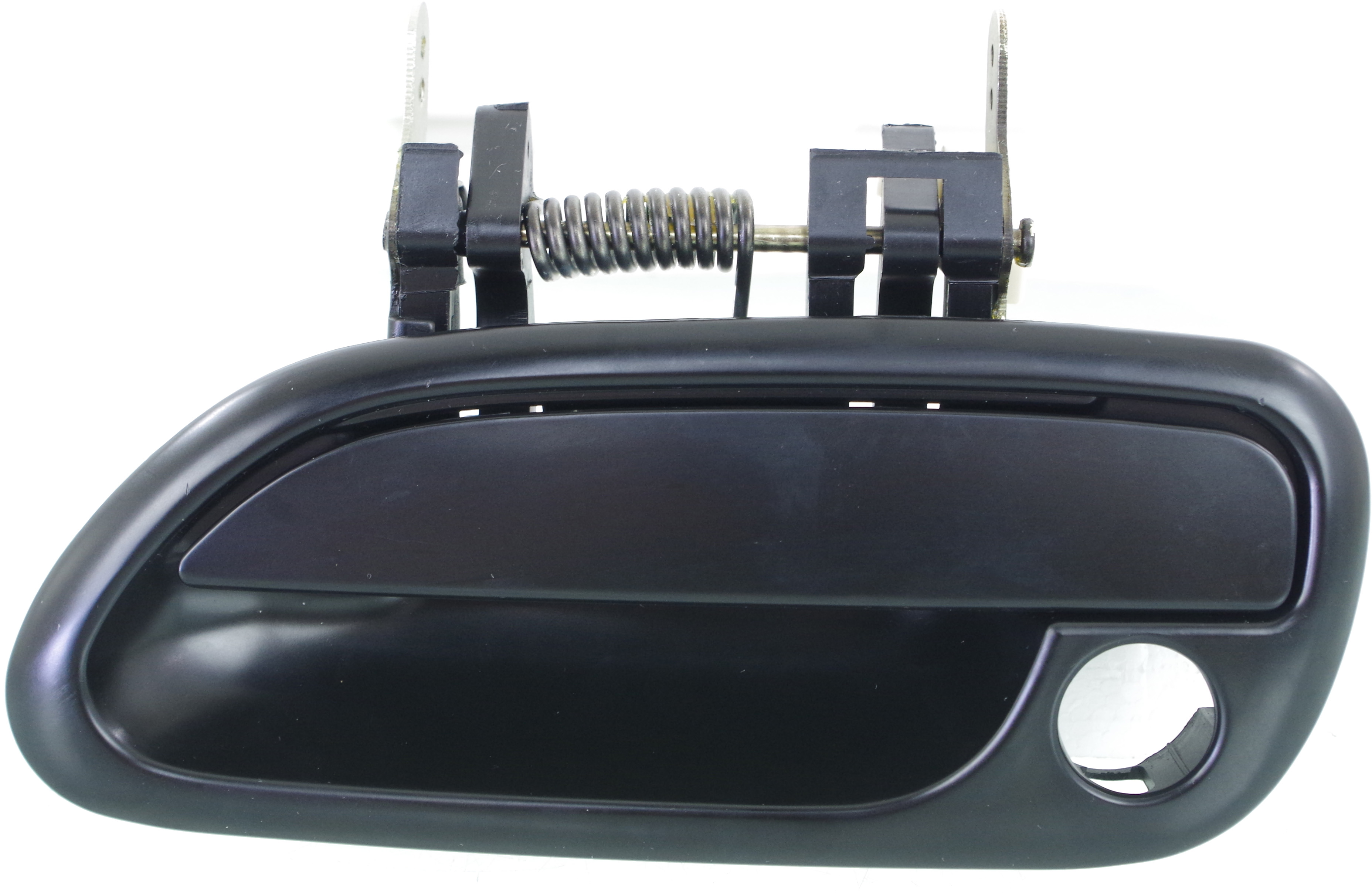 AM LEGACY OUTBACK 00-04 BAJA 03-06 FRONT EXTERIOR DOOR HANDLE LH Primed Black Plastic SKU REPS462172 Partslink SU1310105 OEM 61021AE15AVW