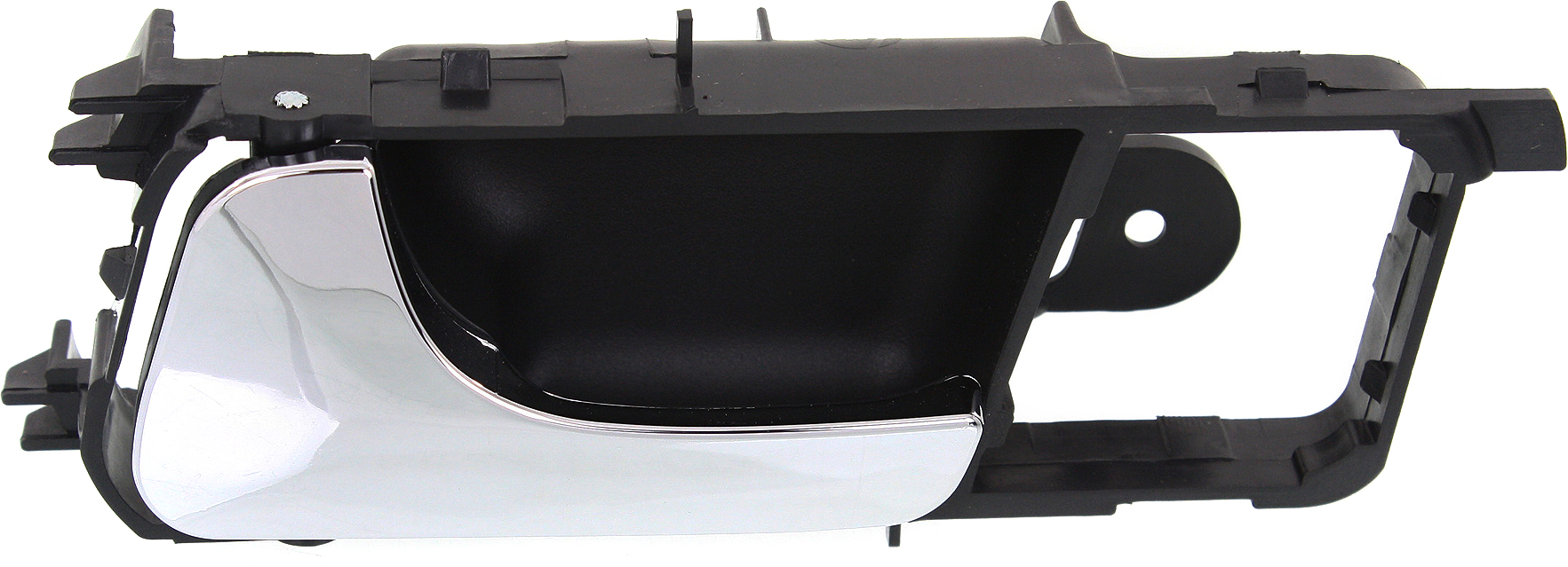 AM FORENZA 04-08 FRONT INTERIOR DOOR HANDLE LH Chrome Lever+Black Housing Plastic Sedan SKU REPS462330 OEM 96548063-8310285Z10