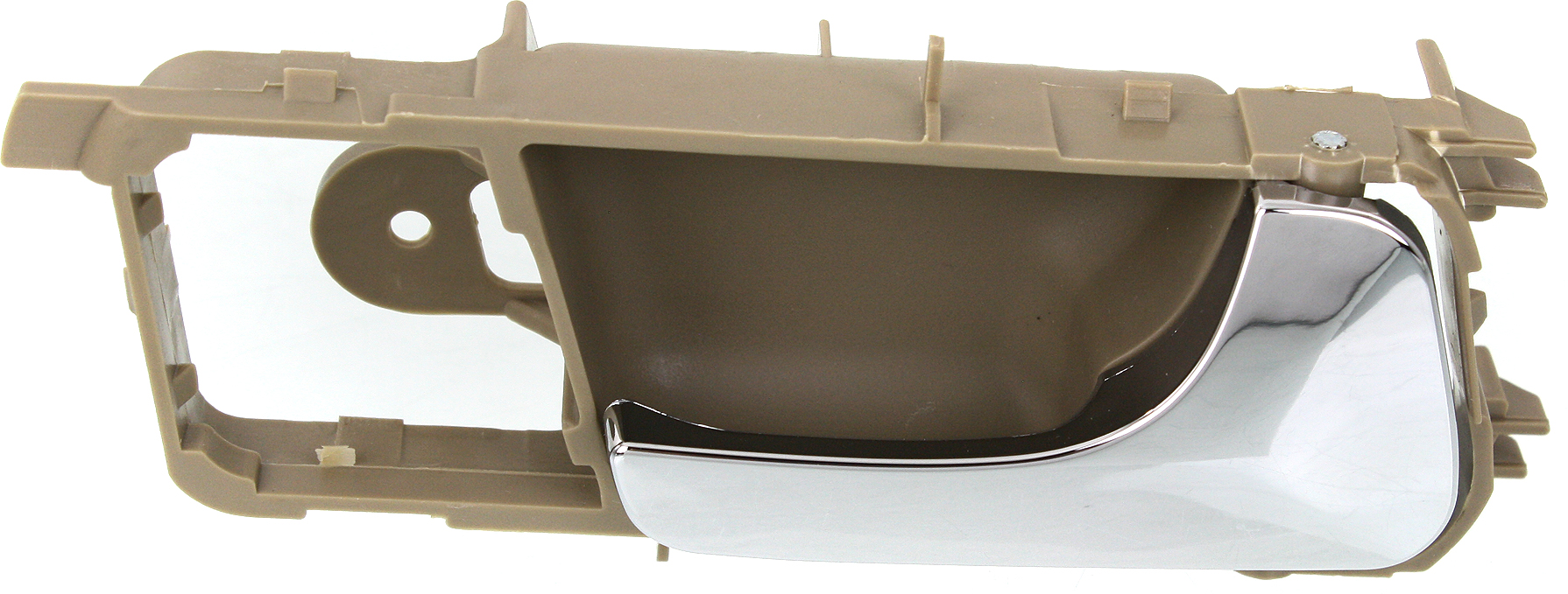 AM FORENZA 04-08 FRONT INTERIOR DOOR HANDLE RH Chrome Lever+Beige Housing Plastic Sedan SKU REPS462331 OEM 5482644 PFM
