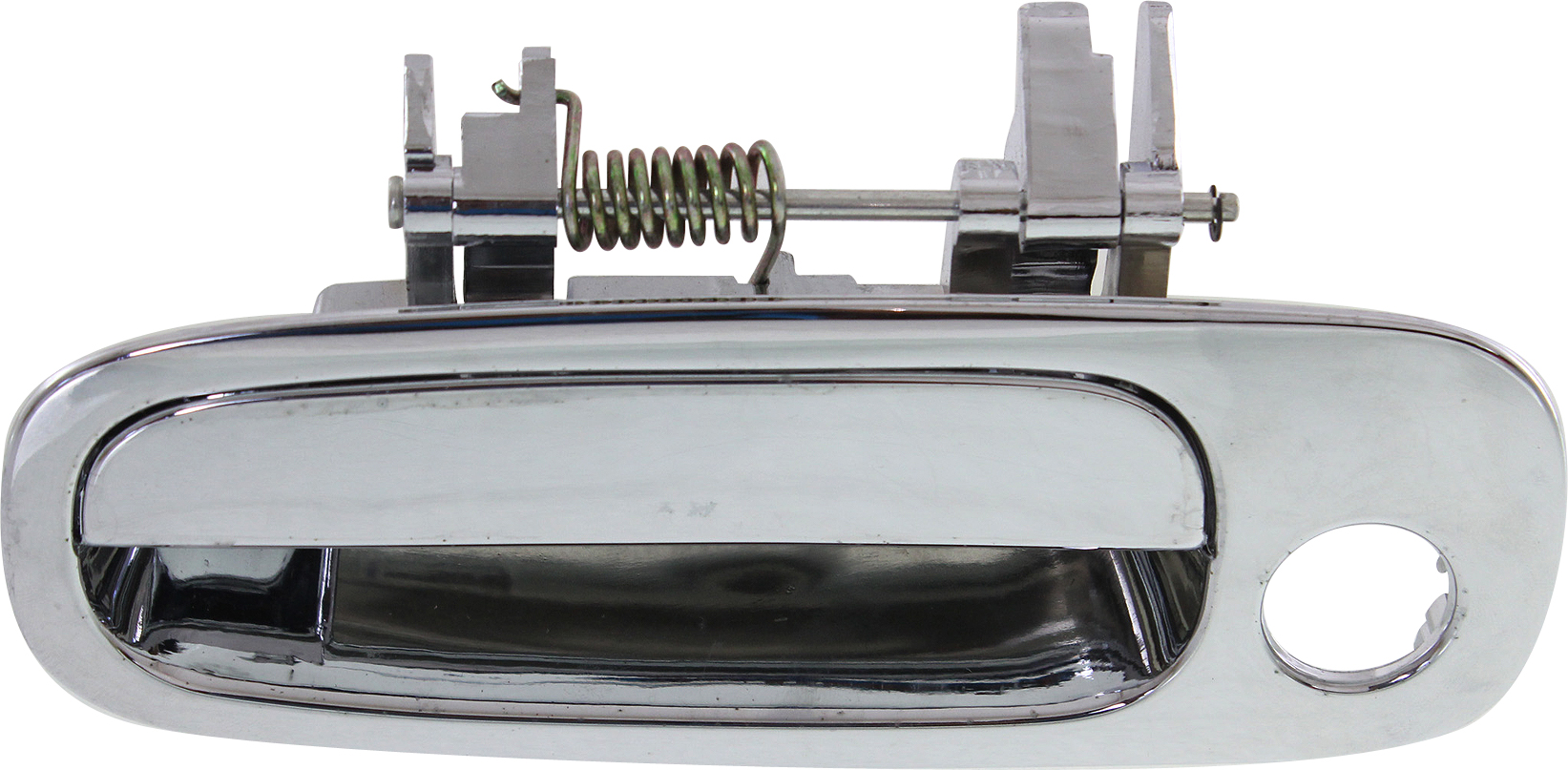 AM XB 04-06 FRONT EXTERIOR DOOR HANDLE LH All Chrome Plastic SKU REPS462340 OEM 6922052050C0 PFM