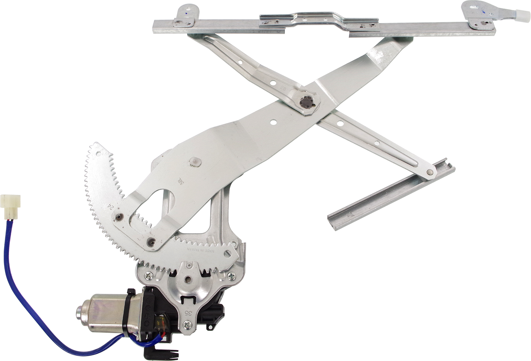 AM IMPREZA OUTBACK 02-07 FRONT WINDOW REGULATOR LH Power w Motor Sedan SKU REPS462920 Partslink SU1350114 OEM 61222FE032 PFM