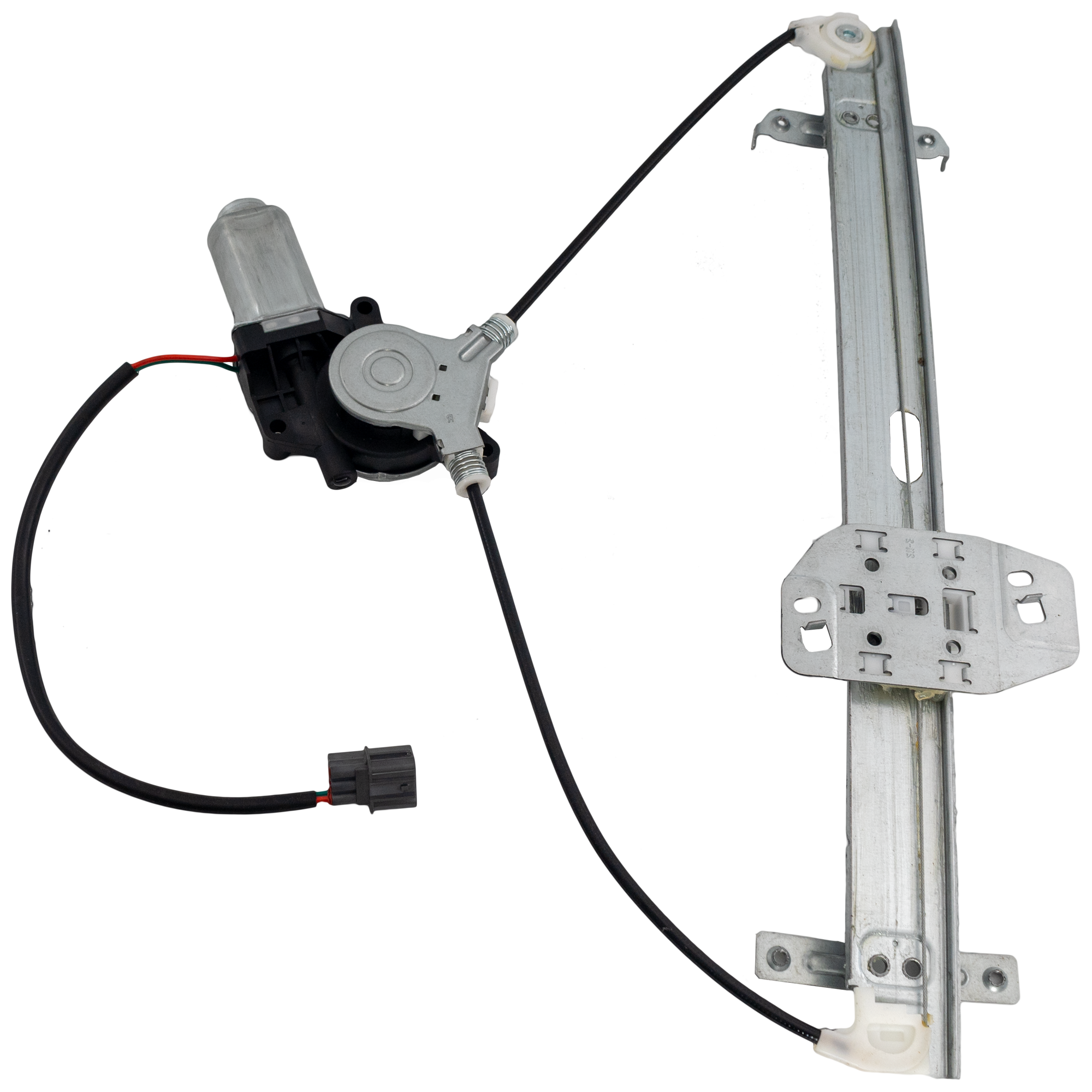 AM FORESTER 09-13 FRONT WINDOW REGULATOR LH Power w Motor 2 Pins w o 1 Touch SKU REPS462932 Partslink SU1350100 OEM 61041SC011