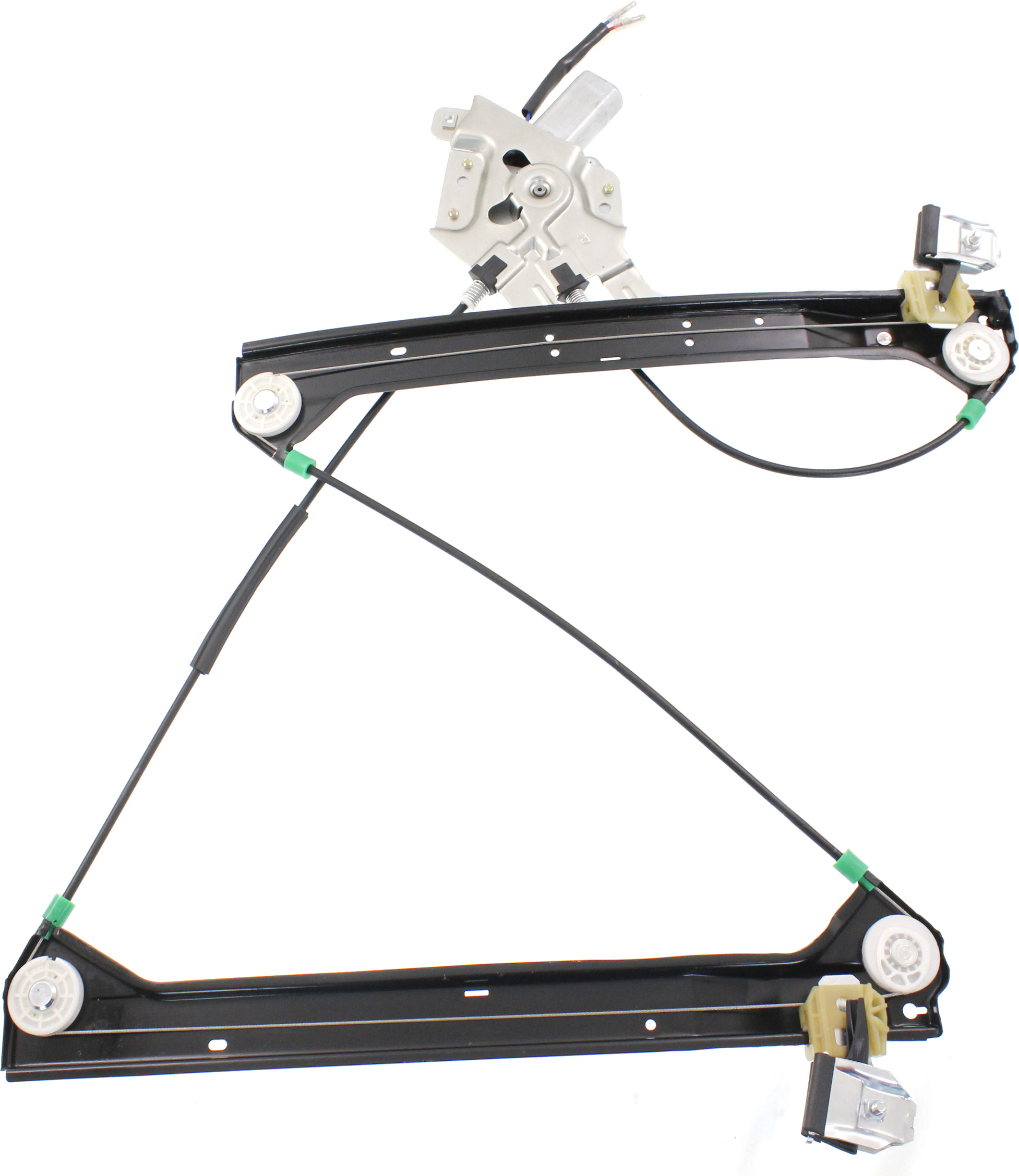 AM SAAB 9-3-03-07 FRONT WINDOW REGULATOR RH Power w Motor w o Finger Protection Sedan Wagon SKU REPS462945 OEM 12755684