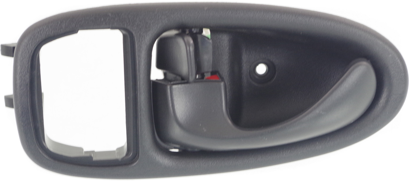 AM SATURN S SERIES 96-02 REAR INTERIOR DOOR HANDLE LH Black w Power Lock Sedan Wagon SKU REPS491362 OEM 21098513