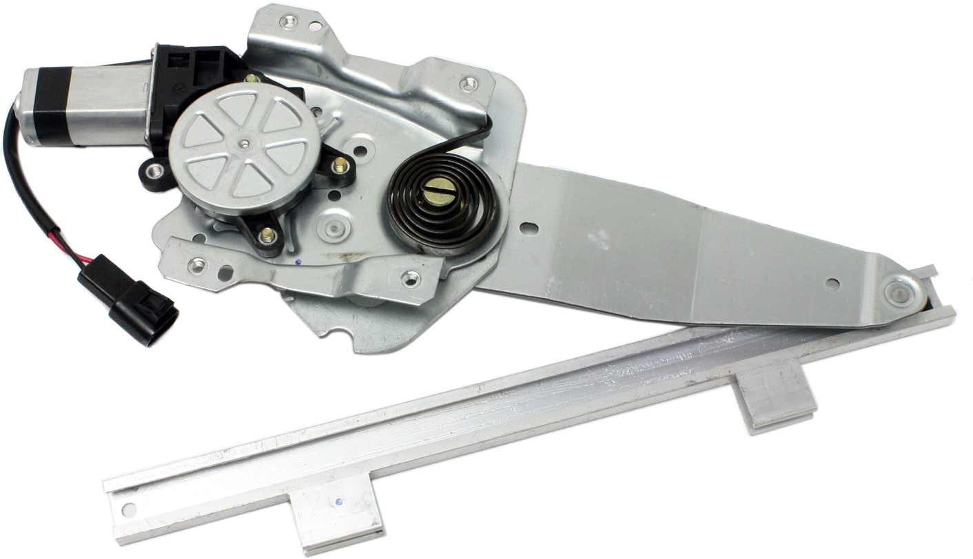 AM SATURN S SERIES 96-02 REAR WINDOW REGULATOR LH Power w Motor Sedan Wagon SKU REPS491716 Partslink GM1550156 OEM 21171235