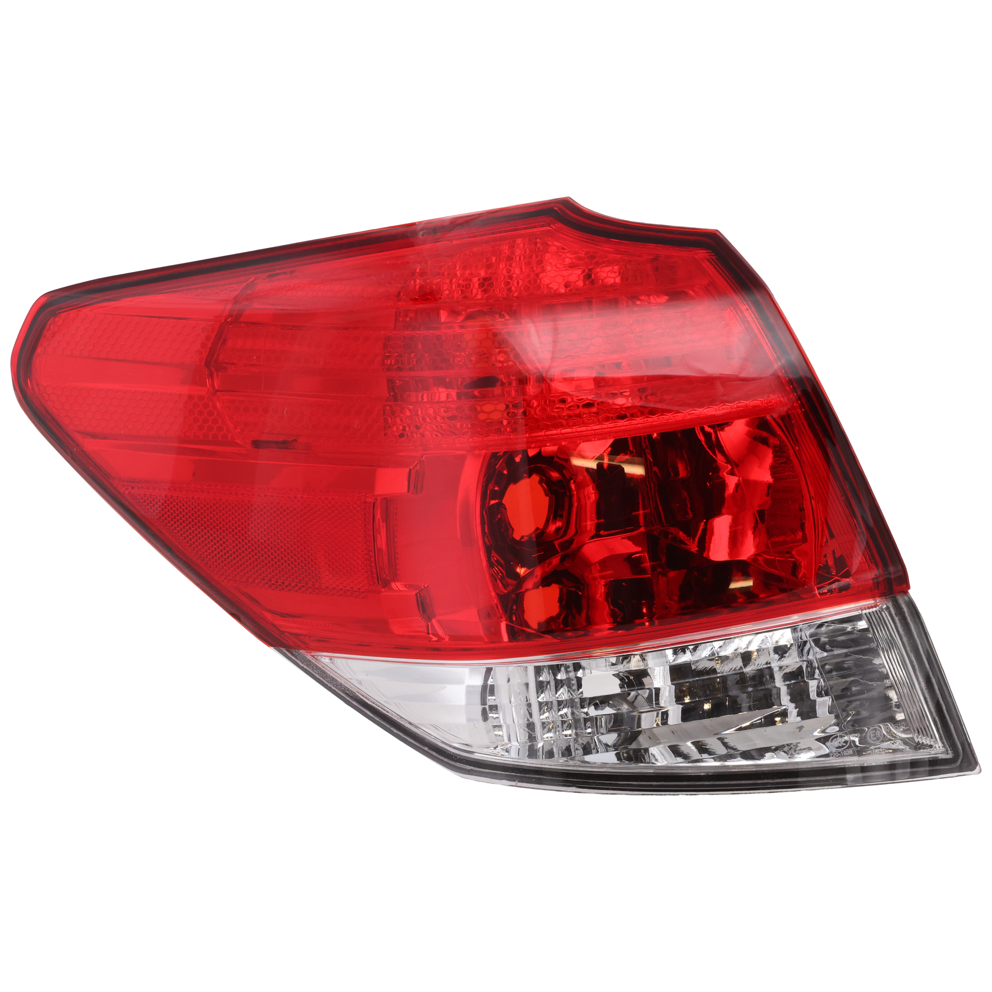 AM OUTBACK 10-14 TAIL LAMP LH Outer Lens and Housing Halogen CAPA SKU REPS730196Q Partslink SU2804105C OEM 84912AJ10A
