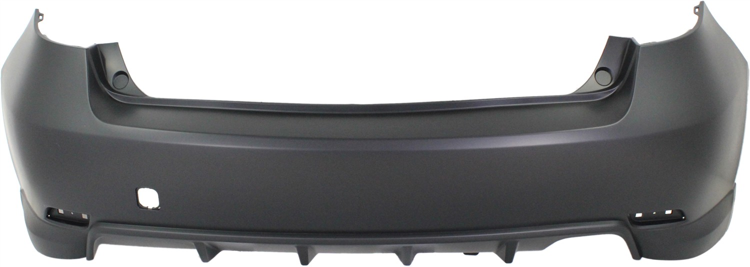 AM IMPREZA 08-11 REAR BUMPER COVER Primed w Sport Pkg Wagon Canada Built CAPA SKU REPS760133PQ Partslink SU1100162C OEM 57704FG051