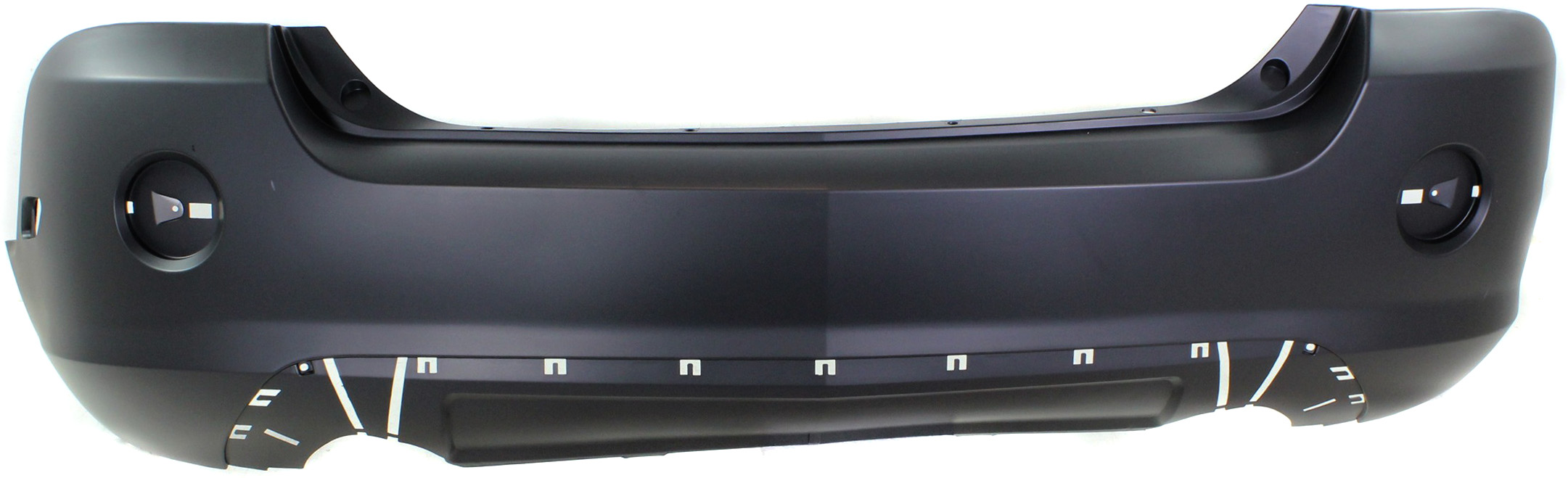 AM VUE 08-10 CAPTIVA SPORT 12-15 REAR BUMPER COVER Primed Exc. LS Model CAPA SKU REPS760138PQ Partslink GM1100807C OEM 19167514-22949863