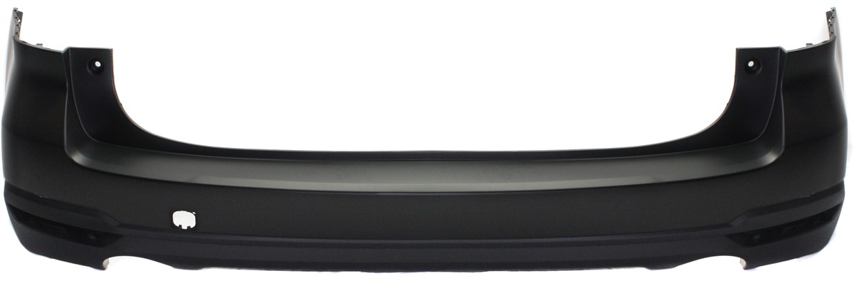 AM FORESTER 14-18 REAR BUMPER COVER Primed Without Object Sensor Holes CAPA SKU REPS760141PQ Partslink SU1100172C OEM 57794SG000