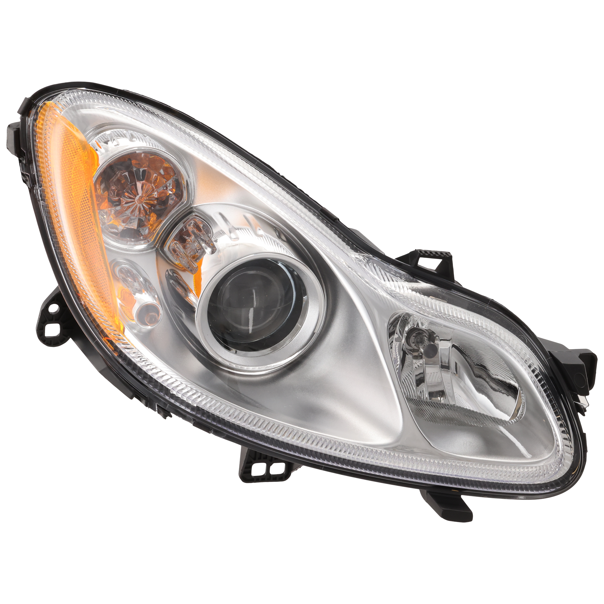 AM FORTWO 10-12 HEAD LAMP RH Assembly Halogen Pure Model SKU REPSM100101 Partslink SM2503100 OEM 4518202459