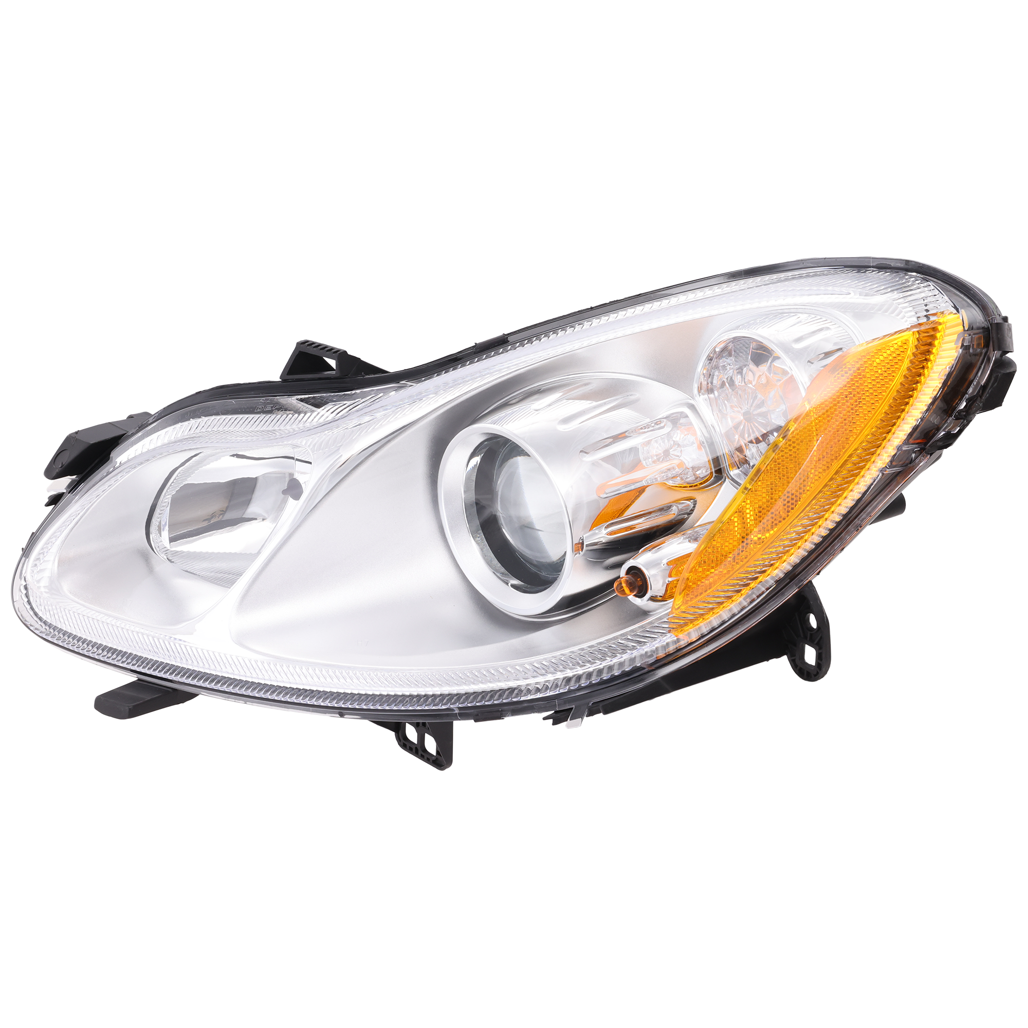 AM FORTWO 10-12 HEAD LAMP LH Assembly Halogen Pure Model SKU REPSM100102 Partslink SM2502100 OEM 4518202559