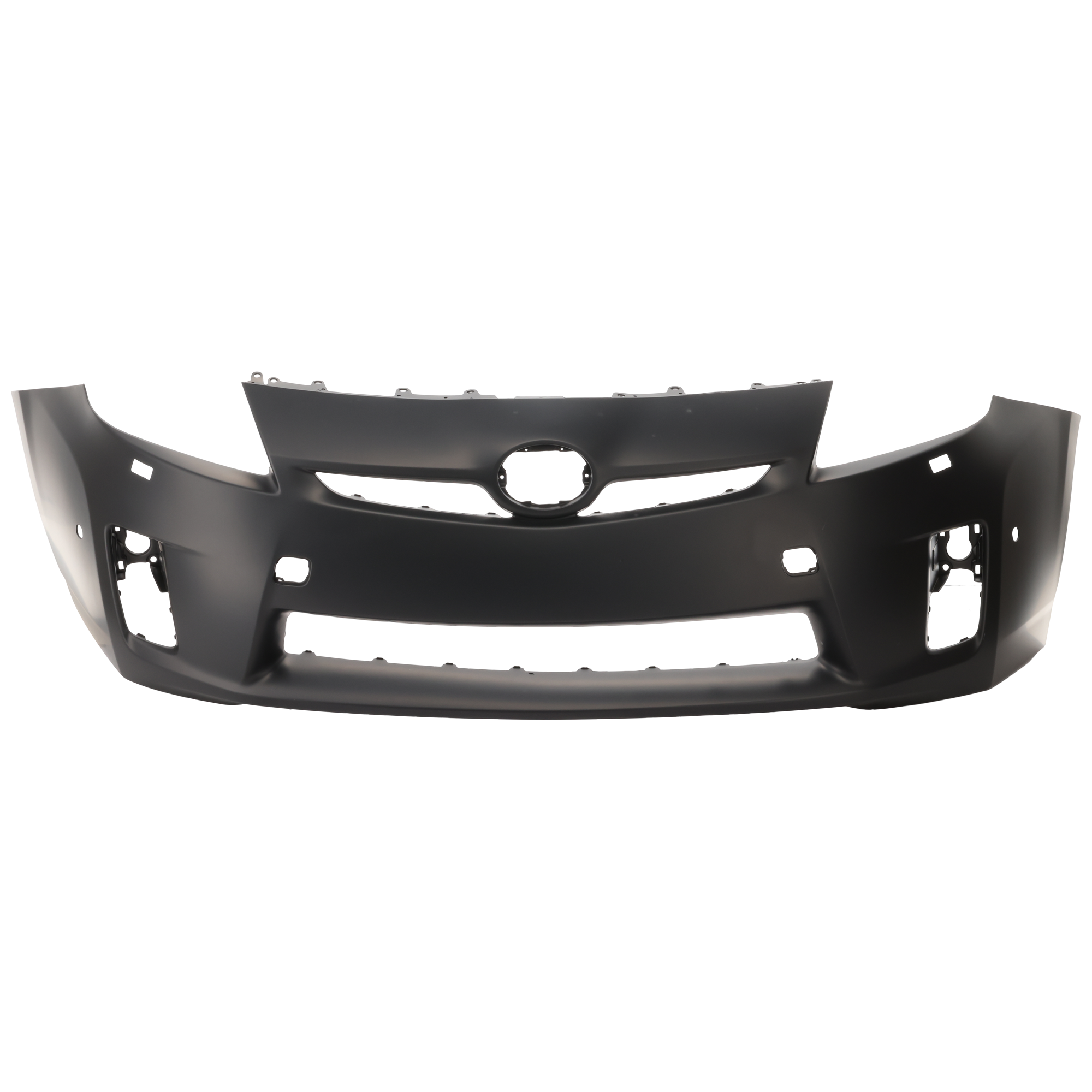AM PRIUS 10-11 FRONT BUMPER COVER Primed LED Headlights w Pre Collision System CAPA SKU REPT010313PQ Partslink TO1000360C OEM 5211947920