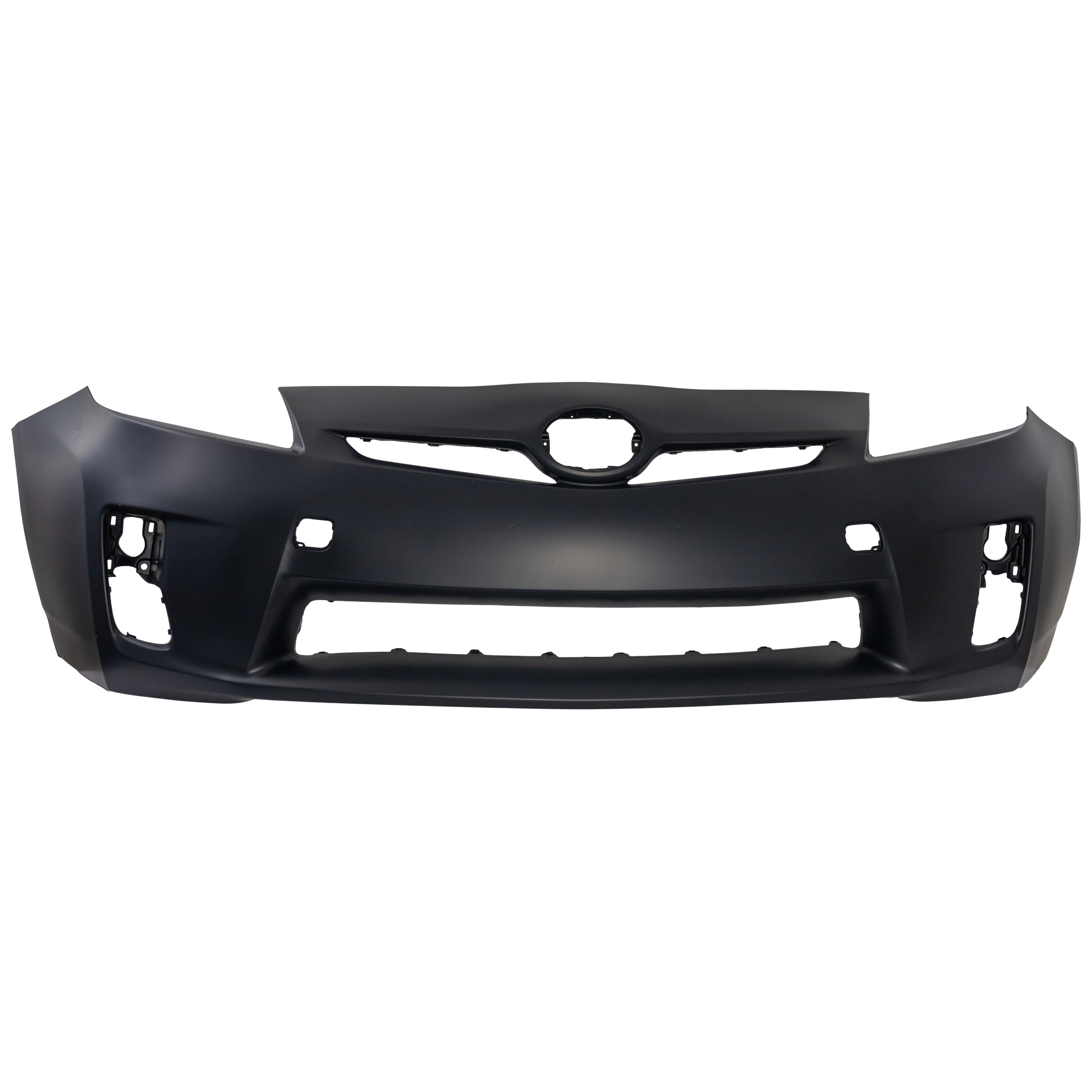 AM PRIUS 10-11 FRONT BUMPER COVER Primed Halogen Headlights w o Pre Collision System CAPA SKU REPT010314PQ Partslink TO1000359C OEM 5211947917
