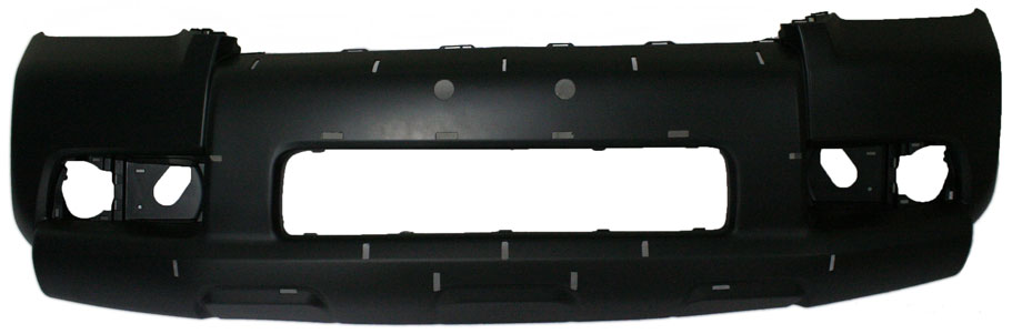 AM 4RUNNER 10-13 FRONT BUMPER COVER Primed w o Chr Trim w Mldg Hole and Trail Pkg SR5 Trail Model CAPA SKU REPT010320PQ Partslink TO1000365C OEM 5211935907-5211935910