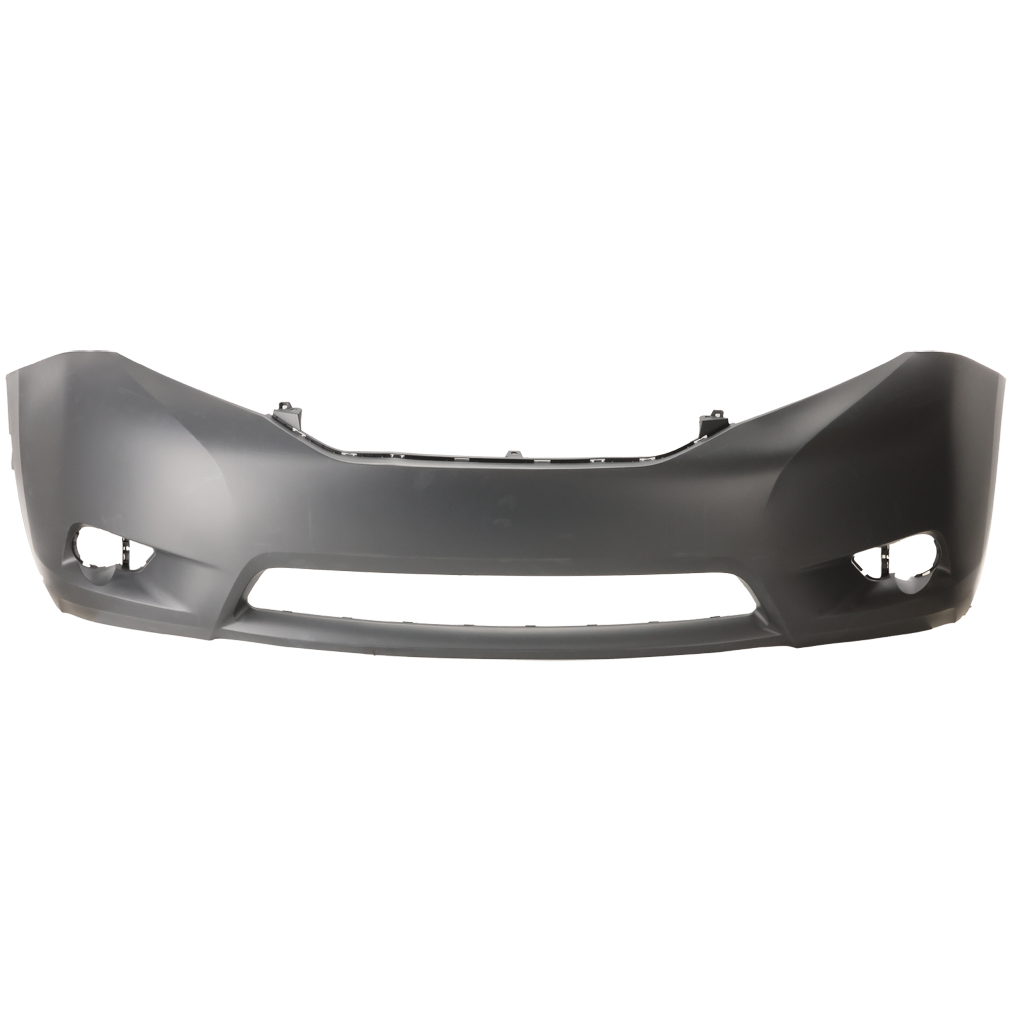 AM SIENNA 11-17 FRONT BUMPER COVER Primed Base LE XLE Models w o Parking Aid Sensor Holes CAPA SKU REPT010333PQ Partslink TO1000369C OEM 5211908904