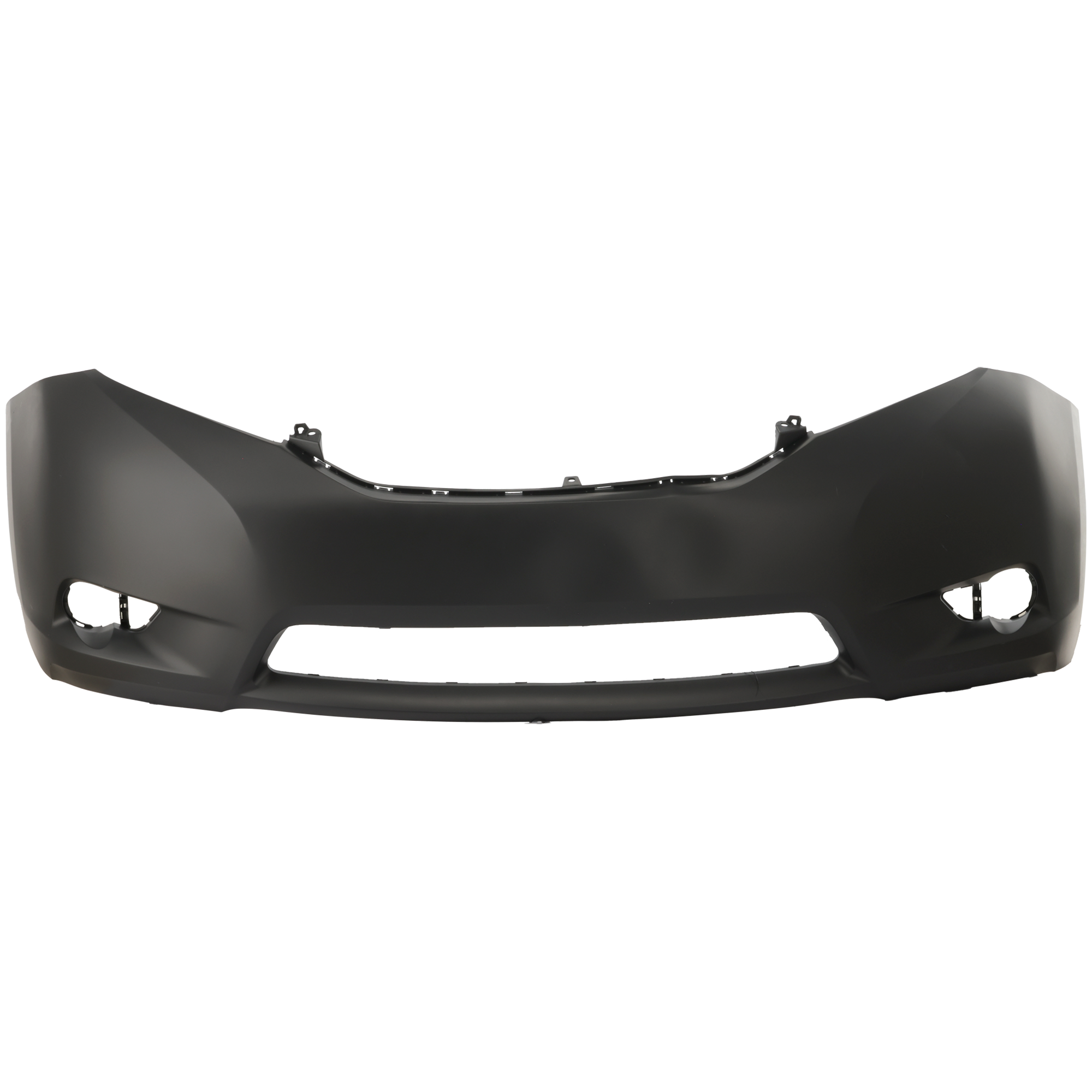 AM SIENNA 11-17 FRONT BUMPER COVER Primed Base LE XLE Models w o Parking Aid Sensor Holes SKU REPT010333P Partslink TO1000369 OEM 5211908904