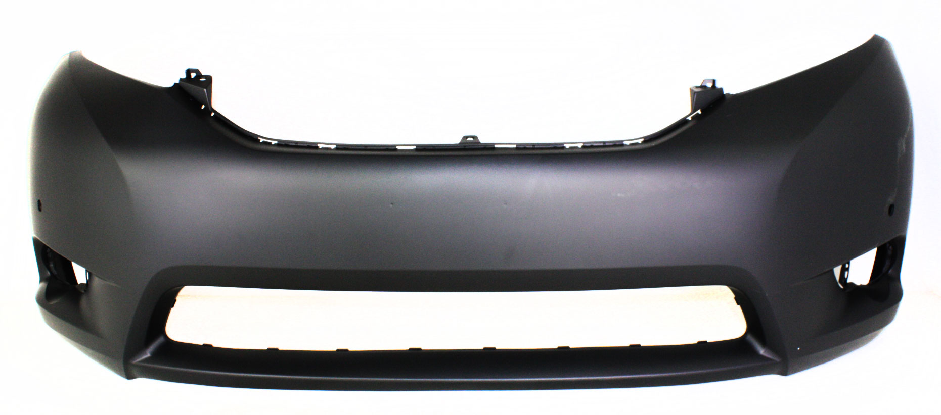 AM SIENNA 11-17 FRONT BUMPER COVER Primed Limited XLE Models XLE w Limited Pkg w Parking Aid Sensor Holes CAPA SKU REPT010334PQ Partslink TO1000368C OEM 5211908902