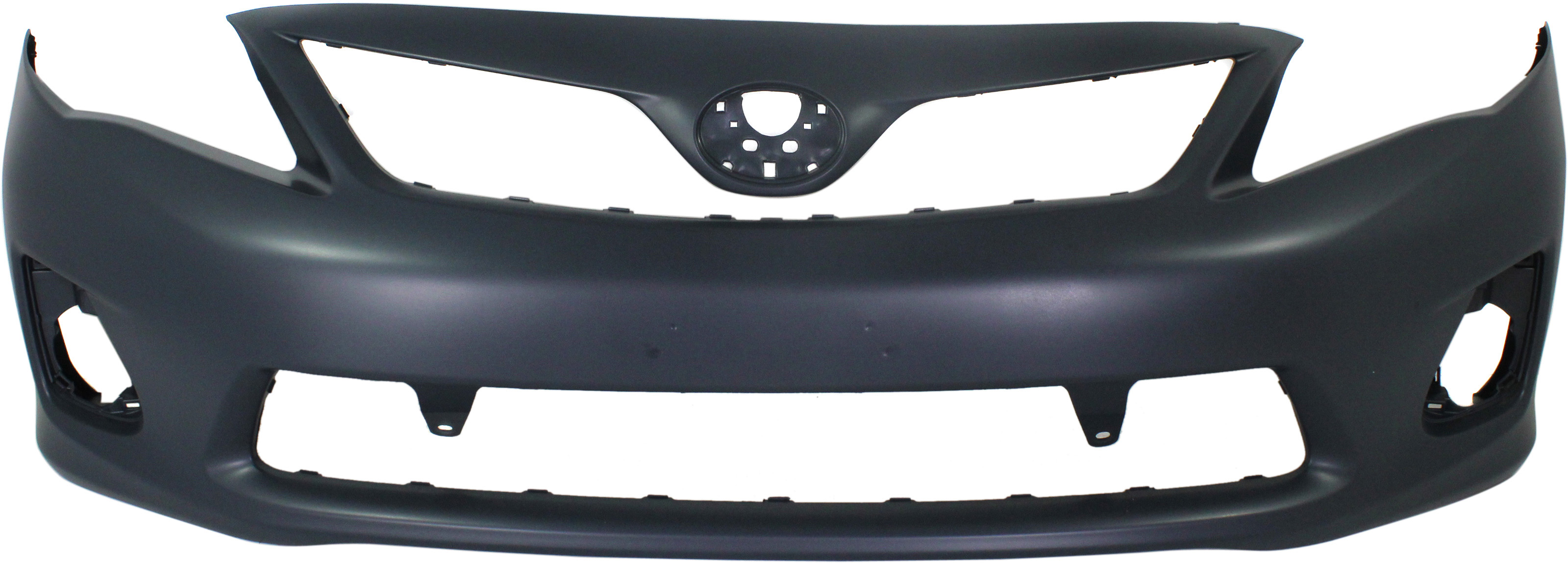 AM COROLLA 11-13 FRONT BUMPER COVER Primed Japan Built Vehicle w o Spoiler Holes SKU REPT010358P Partslink TO1000380 OEM 5211912963
