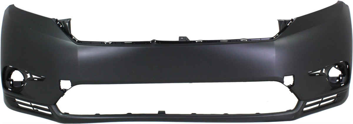 AM HIGHLANDER 11-13 FRONT BUMPER COVER Primed Japan Built Vehicle Exc. Hybrid Models CAPA SKU REPT010360PQ Partslink TO1000374C OEM 521190E914