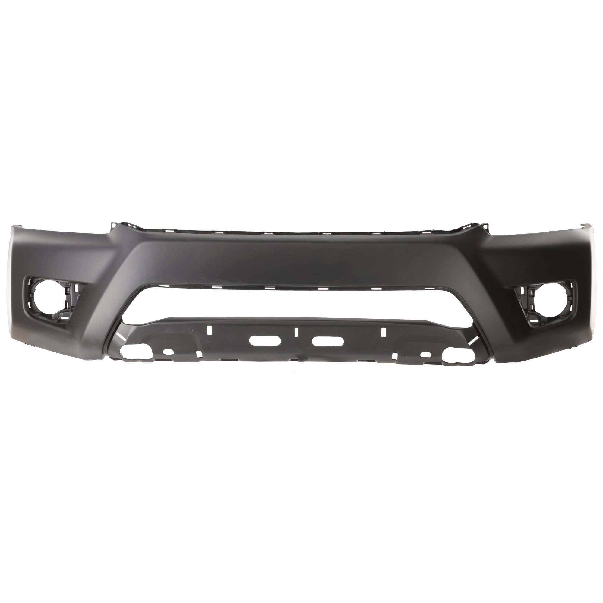 AM TACOMA 12-15 FRONT BUMPER COVER Textured w o Wheel Opening Flares Base Model SKU REPT010367 Partslink TO1000384 OEM 5211904060