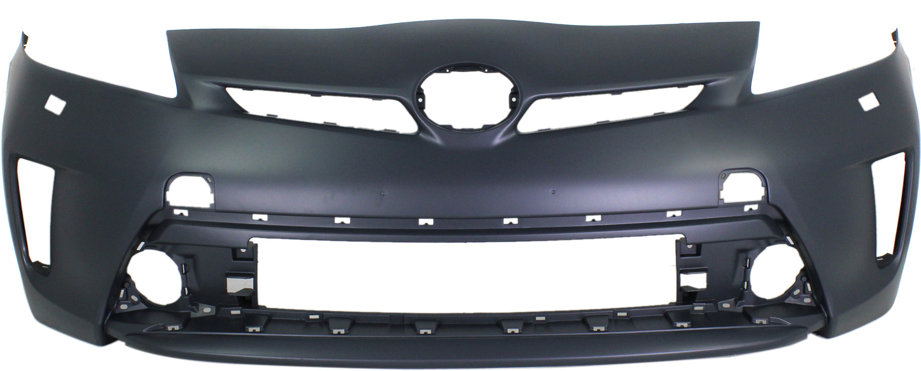 AM PRIUS PRIUS PLUG IN 12-15 FRONT BUMPER COVER Prmd w HLW Holes Plug In Models LED Headlights SKU REPT010370P Partslink TO1000393 OEM 5211947935
