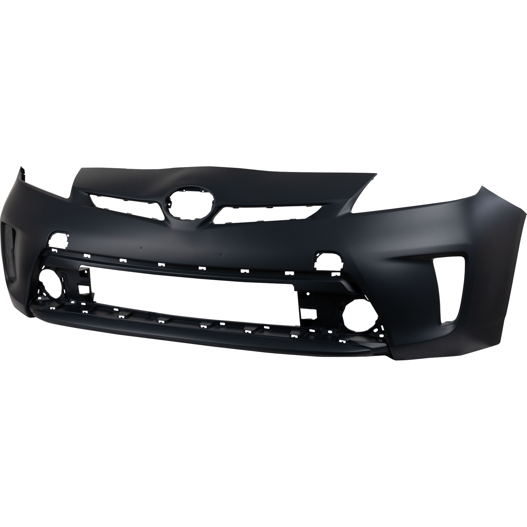 AM PRIUS PRIUS PLUG IN 12-15 FRONT BUMPER COVER Prmd w o HLW Holes Plug In Models Halogen Headlights CAPA SKU REPT010371PQ Partslink TO1000394C OEM 5211947934