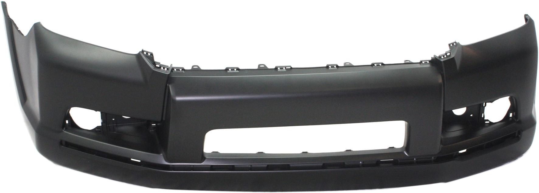 AM 4RUNNER 10-13 FRONT BUMPER COVER Primed w Chr Trim and Mldg Hole Limited Model CAPA SKU REPT010373PQ Partslink TO1000364C OEM 5211935906-5211935909