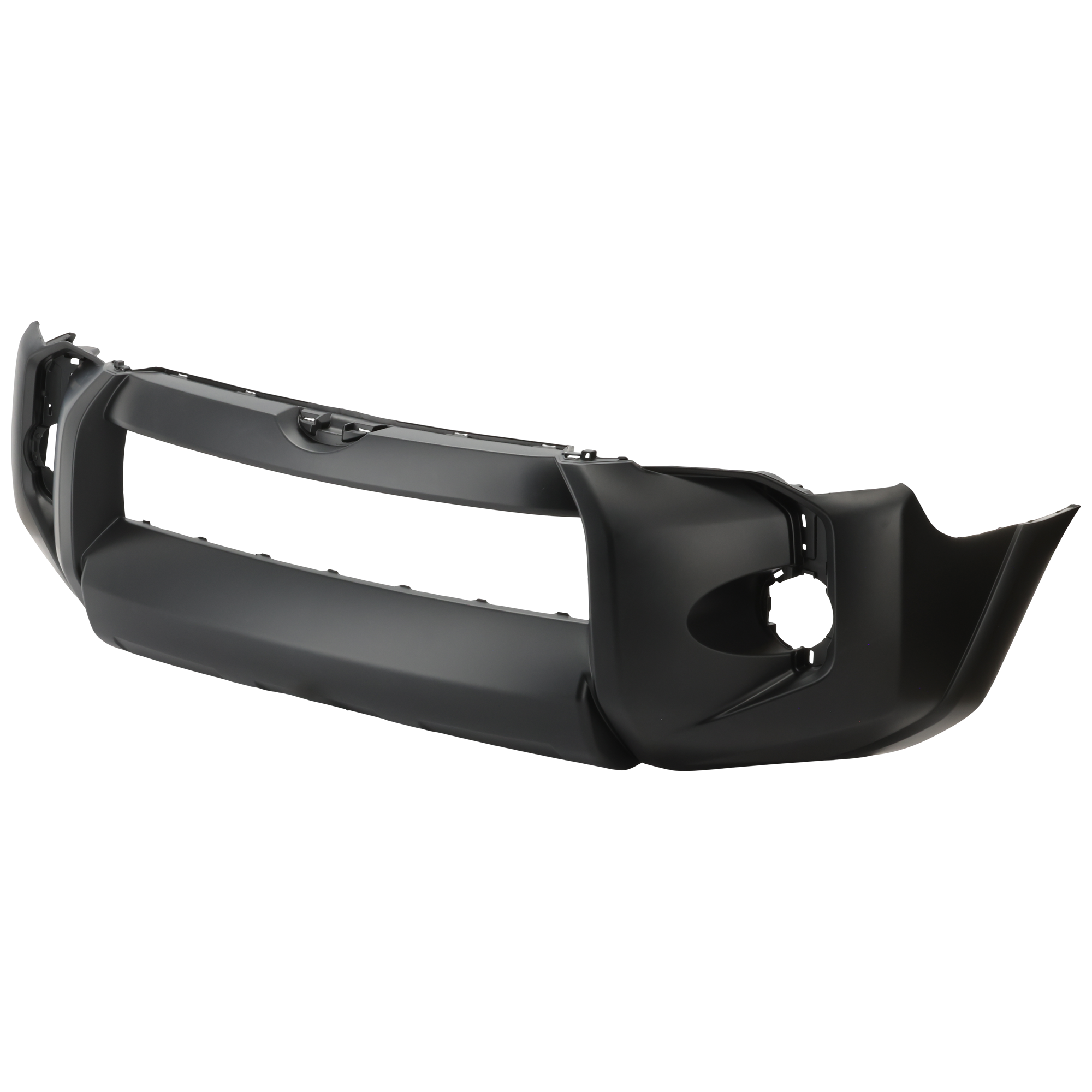 AM 4RUNNER 14-24 FRONT BUMPER COVER Primed SR5 SR5 Premium Models w Front Emblem w o Holes for Chrome Trim and Valance Panel CAPA SKU REPT010389PQ Partslink TO1000405C OEM 5211935918-5211935912